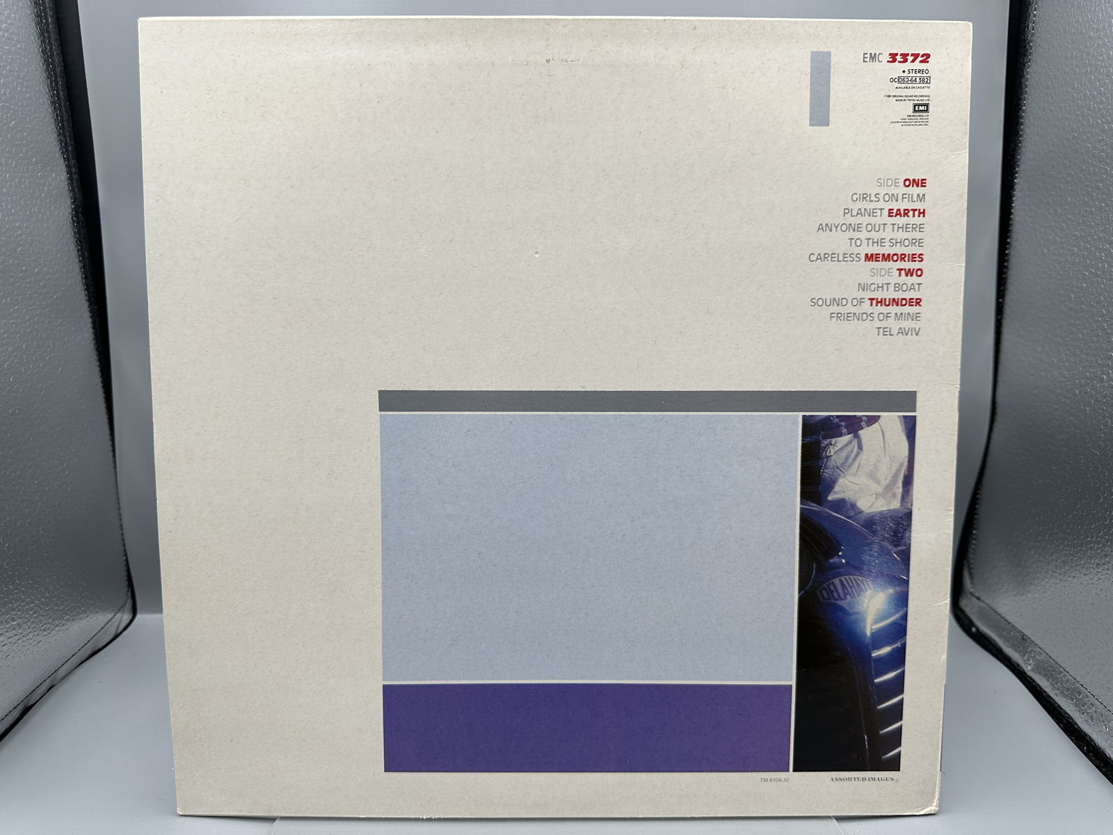 1981 EMI Records Duran Duran Self-Titled Debut UK Pressing Vinyl Album - EMC 3372