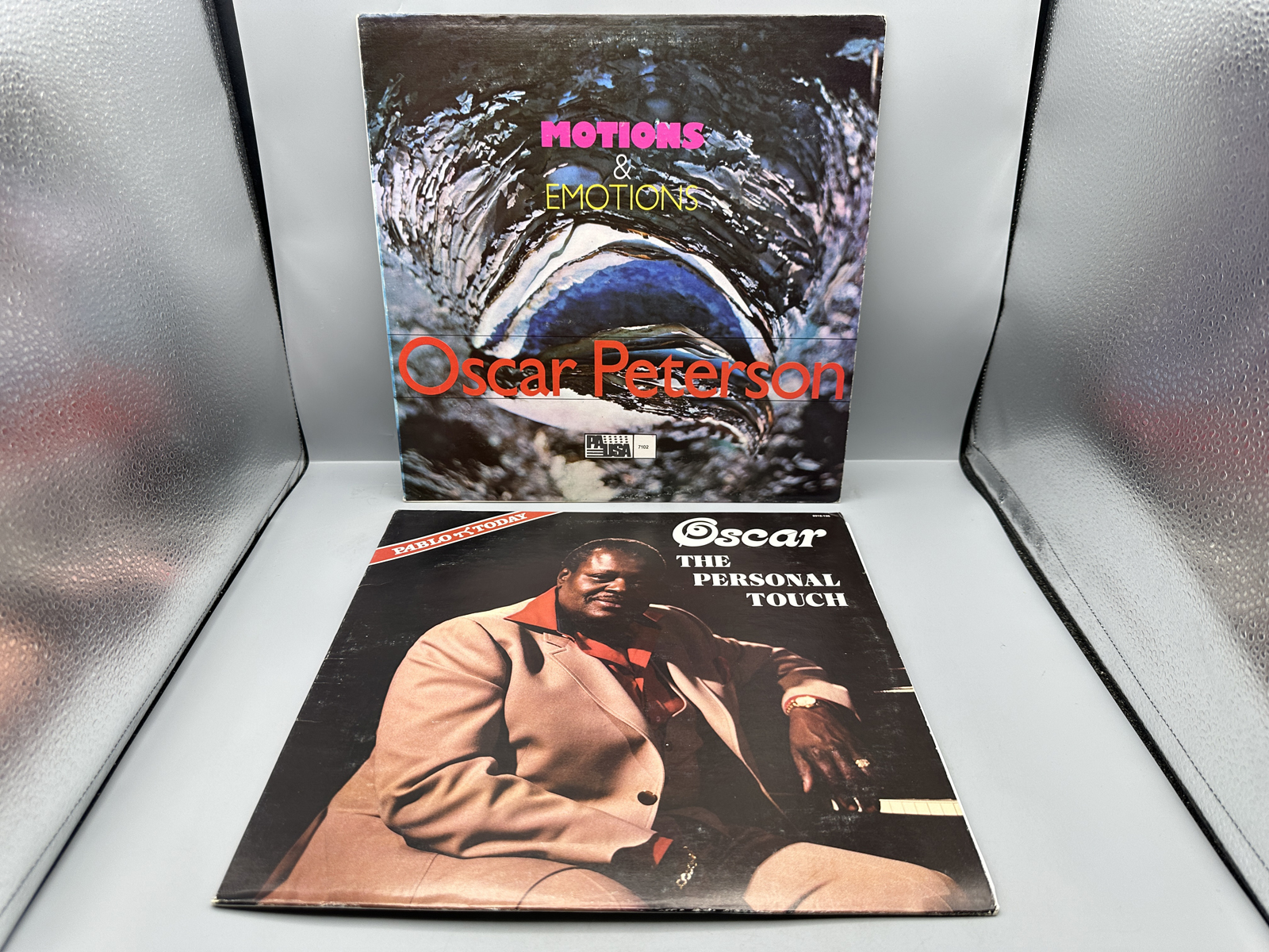 Oscar Peterson (2 LP Lot): Motions & Emotions (1981), and Oscar - The Personal Touch (1982)
