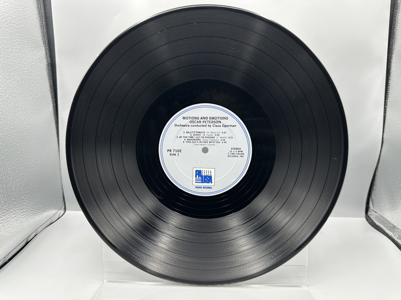 Oscar Peterson (2 LP Lot): Motions & Emotions (1981), and Oscar - The Personal Touch (1982)