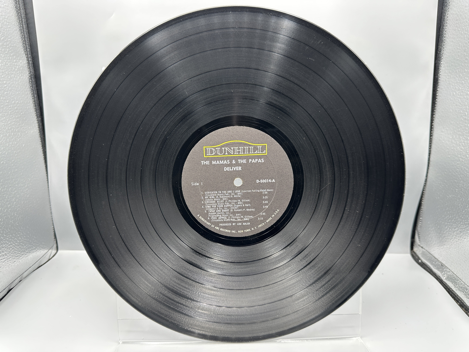 1967 Dunhill Records The Mamas And The Papas Deliver Vinyl Album - D50014