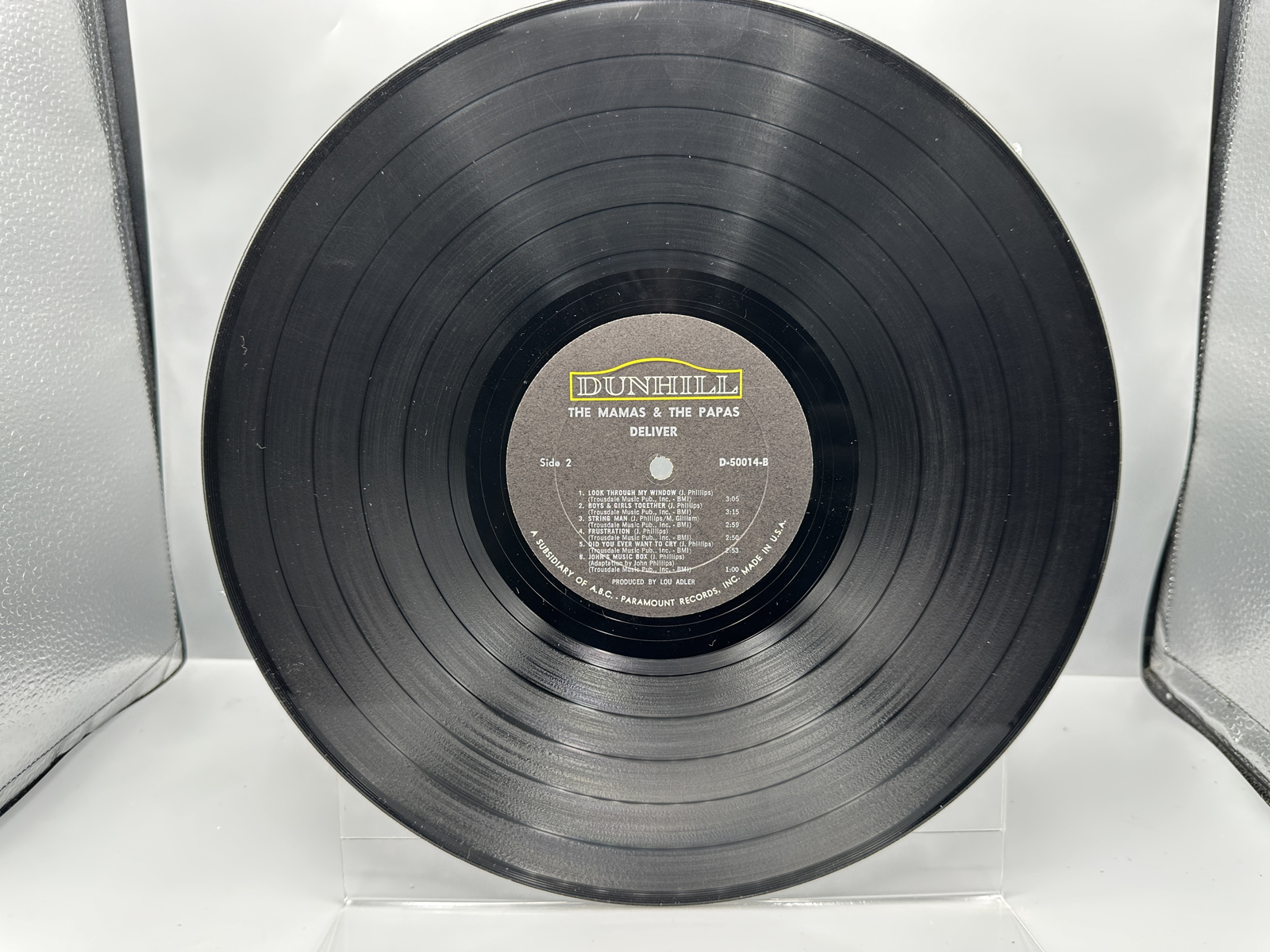 1967 Dunhill Records The Mamas And The Papas Deliver Vinyl Album - D50014