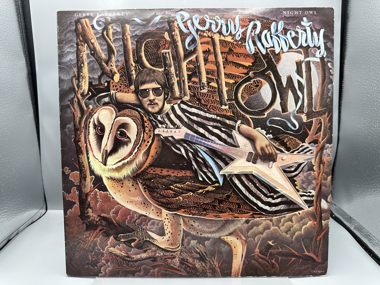 1979 United Artists Records Gerry Rafferty Night Owl Vinyl Album - UA-LA958-I