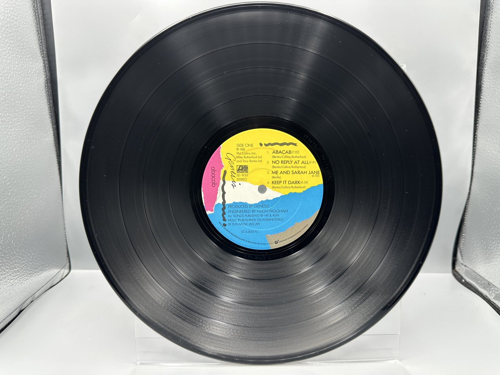 1981 Atlantic Records Genesis Abacab Vinyl Album - SD 19313