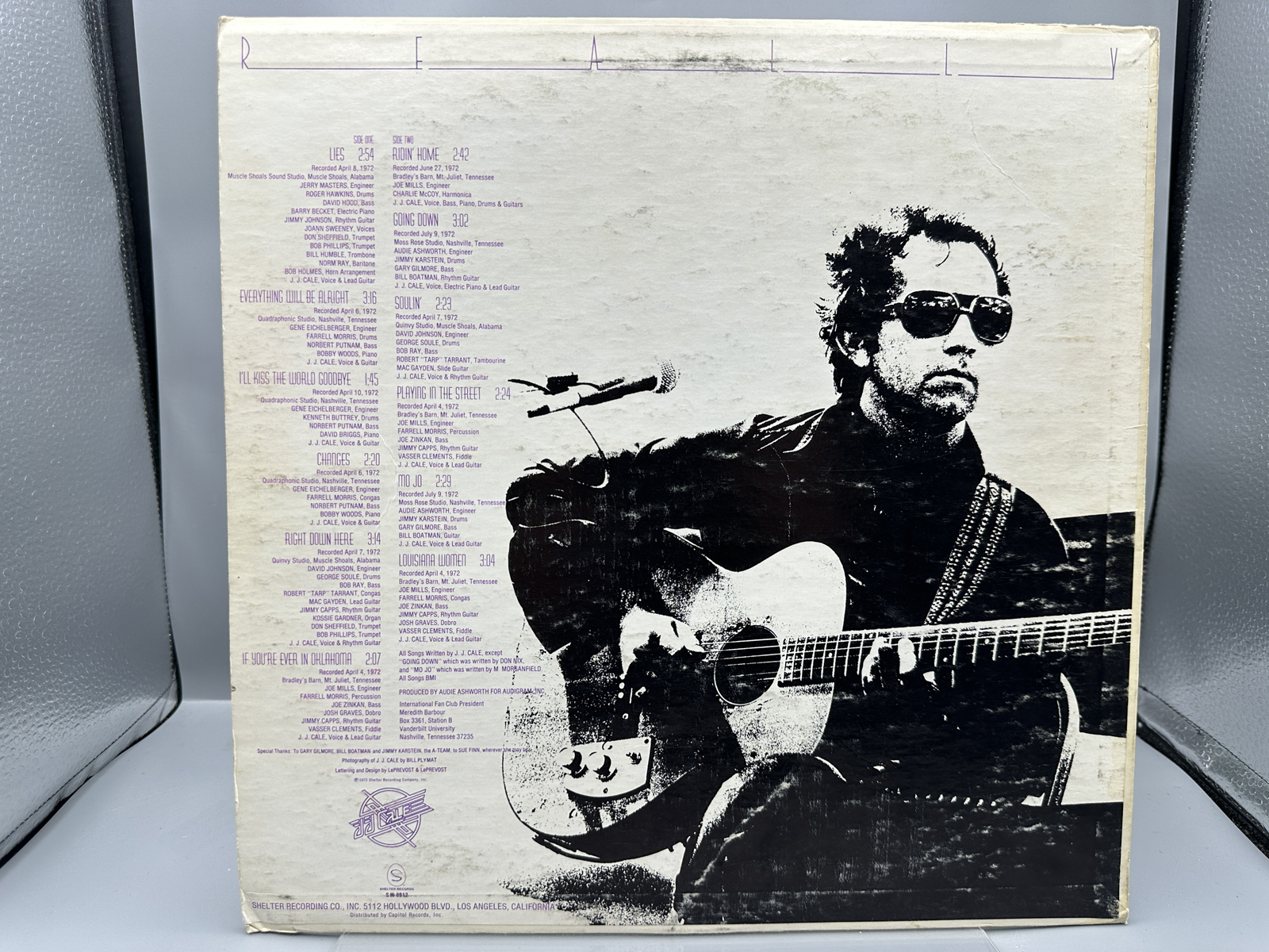 1972 Shelter Records J.J. Cale Really Vinyl Album - SW-8912