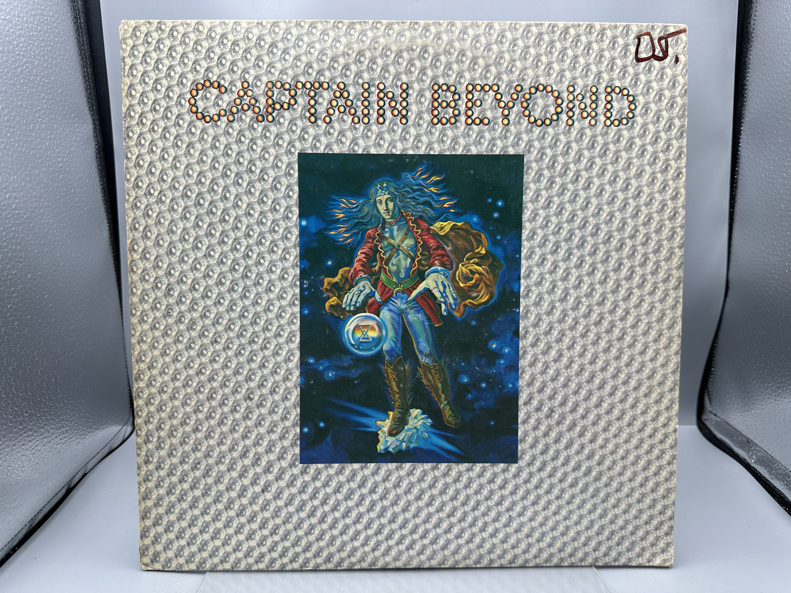 Captain Beyond: Self-titled (1974), previous owner initials on cover