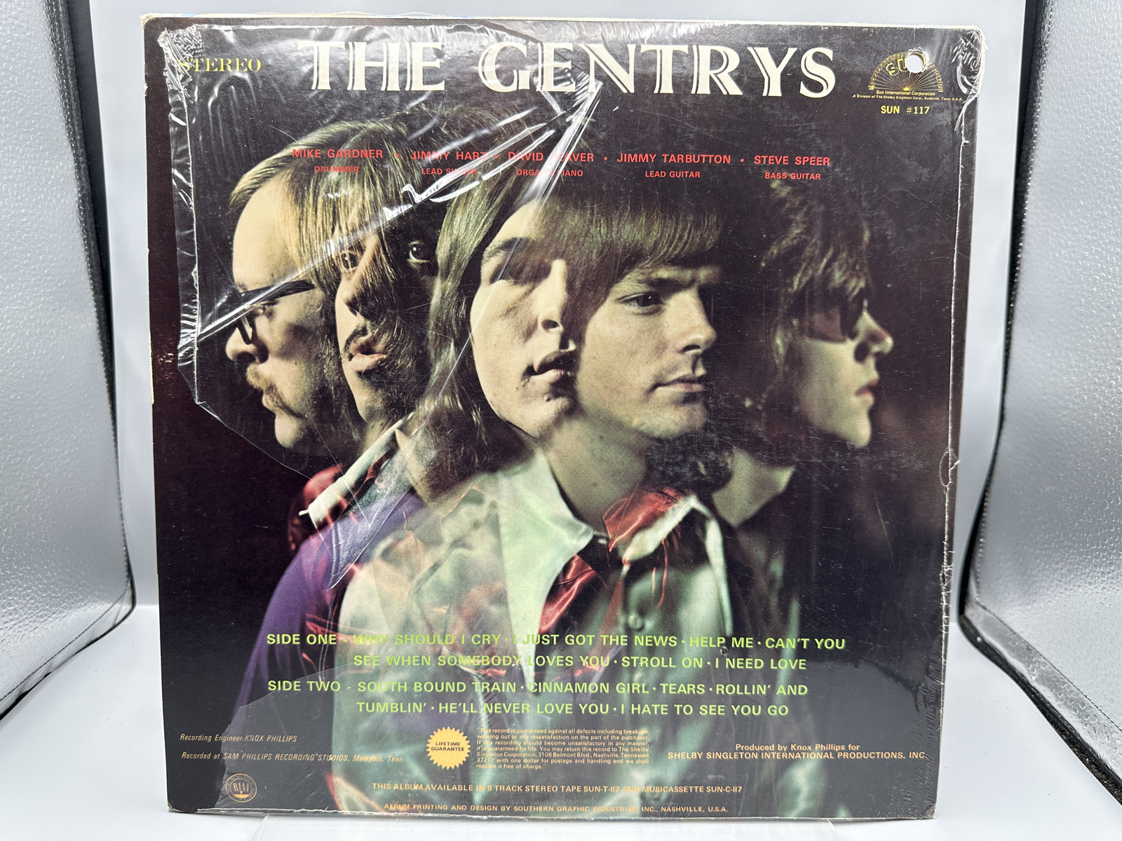 1970 Sun Records The Gentrys Self-Titled Vinyl Album - SUN #117