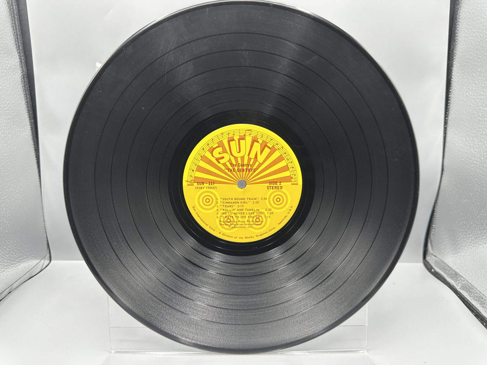 1970 Sun Records The Gentrys Self-Titled Vinyl Album - SUN #117