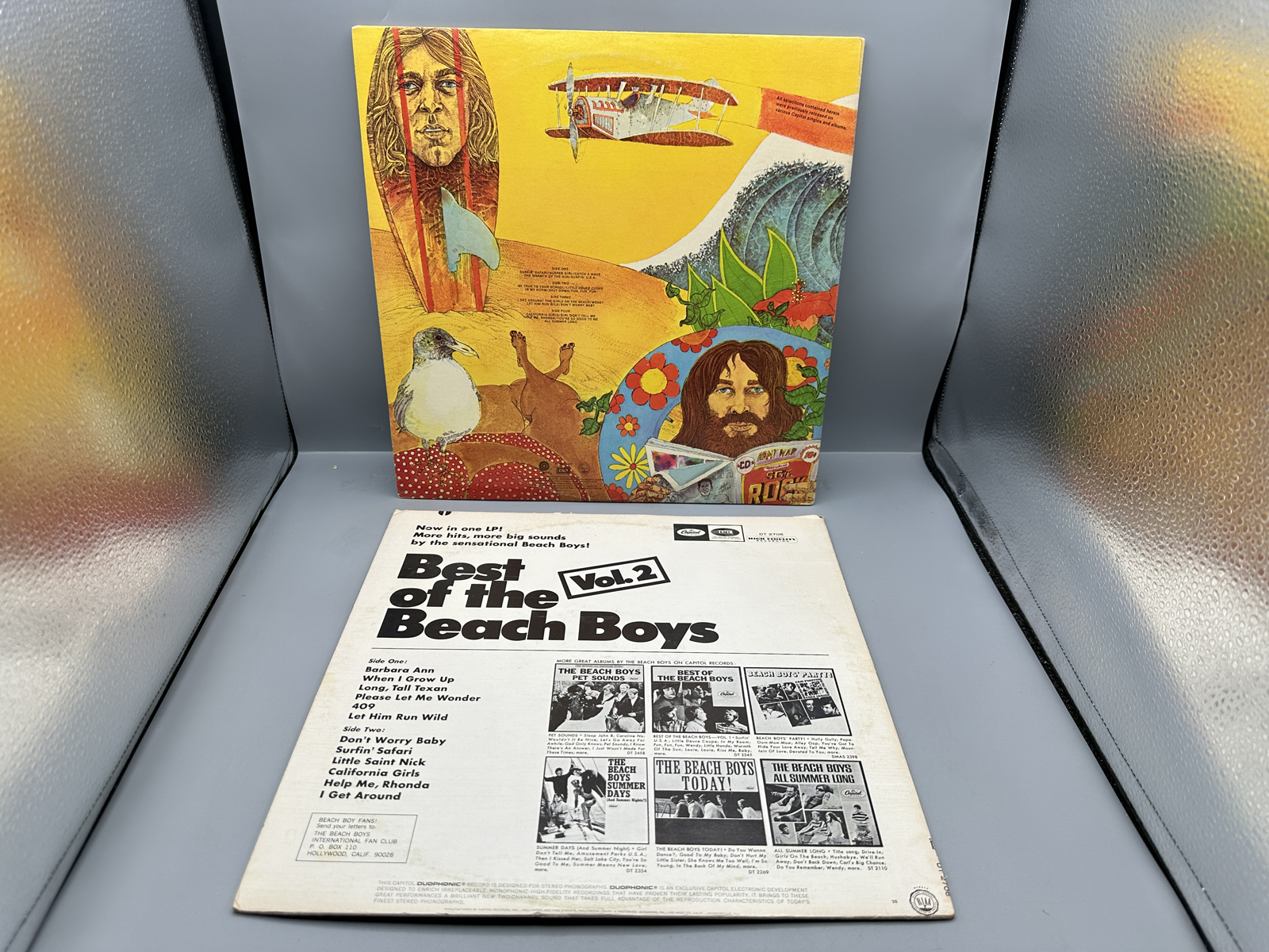 The Beach Boys (2 LP Lot): Endless Summer (1974), gatefold, 2 LPs; and Best Of The Beach Boys Volume 2 (1972), reissue