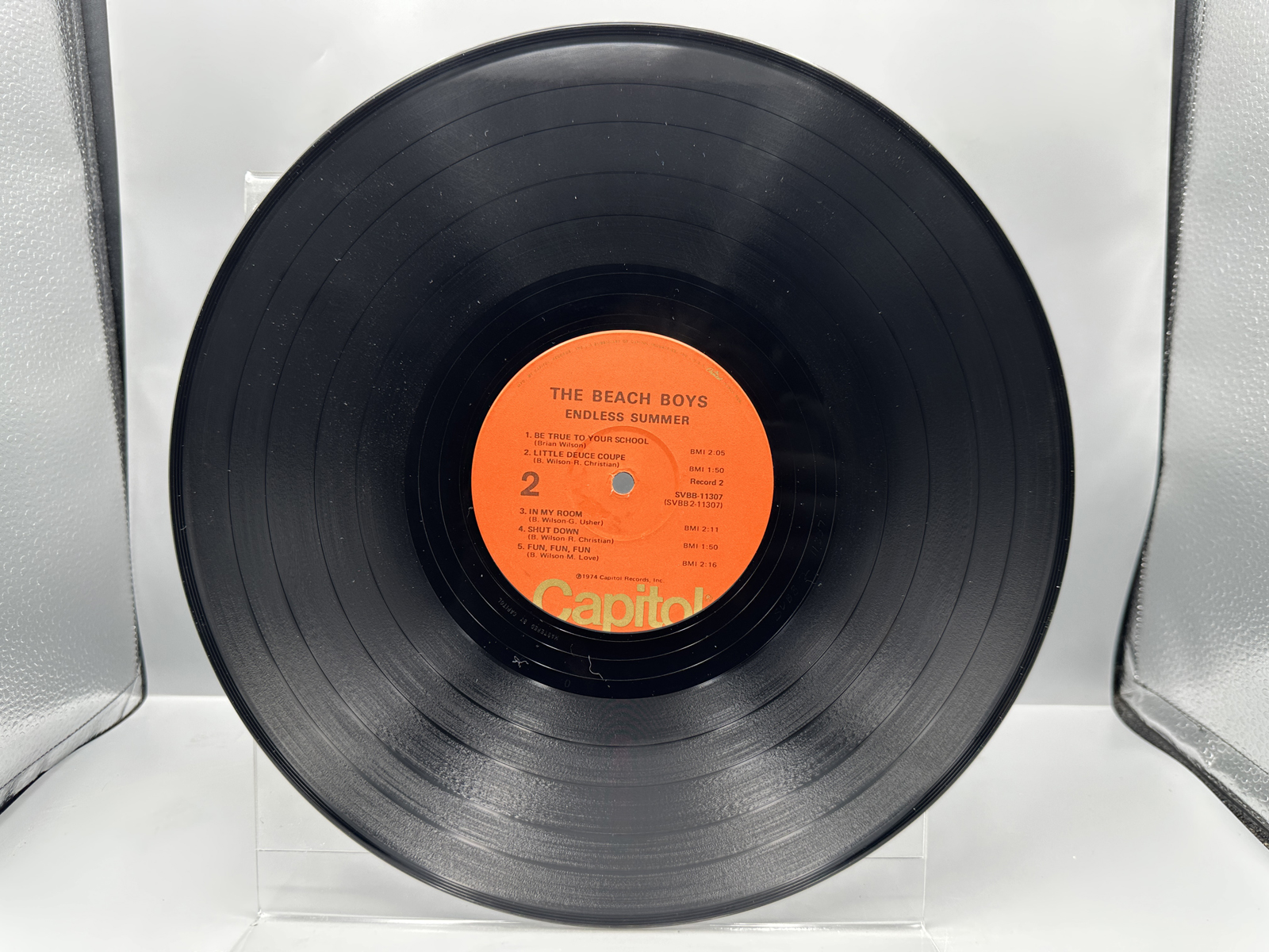The Beach Boys (2 LP Lot): Endless Summer (1974), gatefold, 2 LPs; and Best Of The Beach Boys Volume 2 (1972), reissue