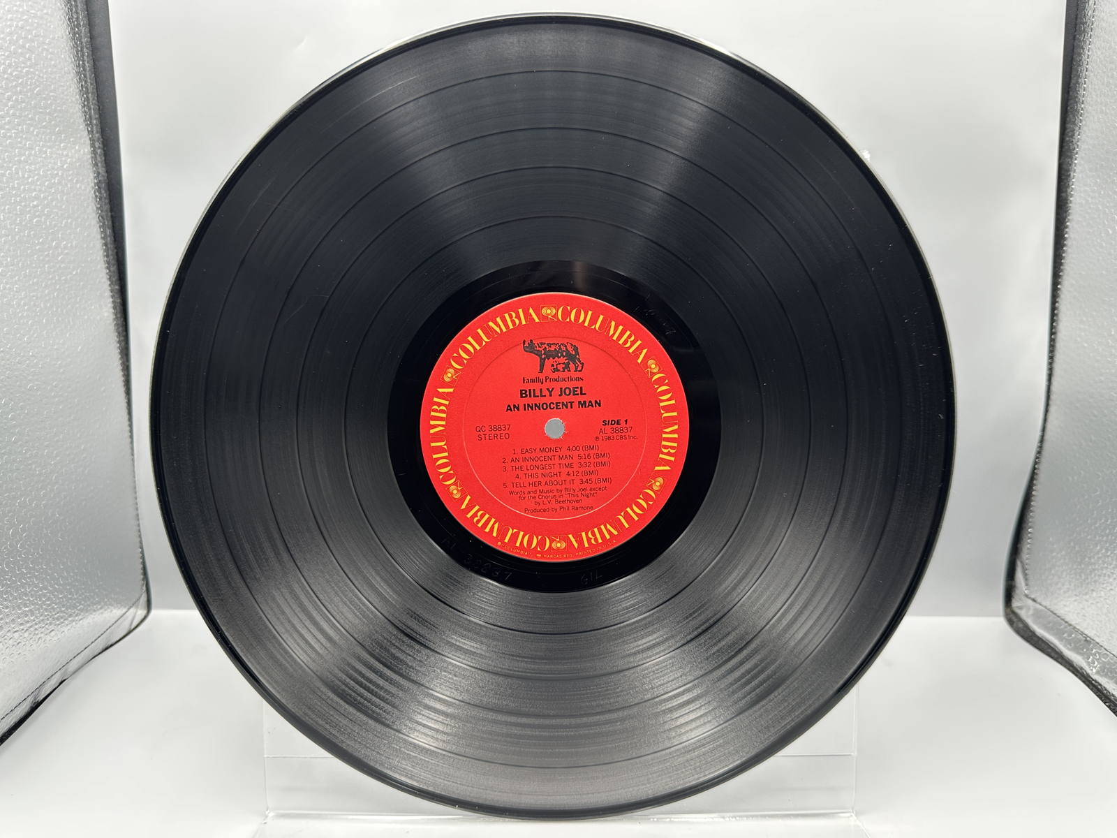Billy Joel (2 LP Lot): An Innocent Man (1983); and Songs In The Attic (1981), gatefold