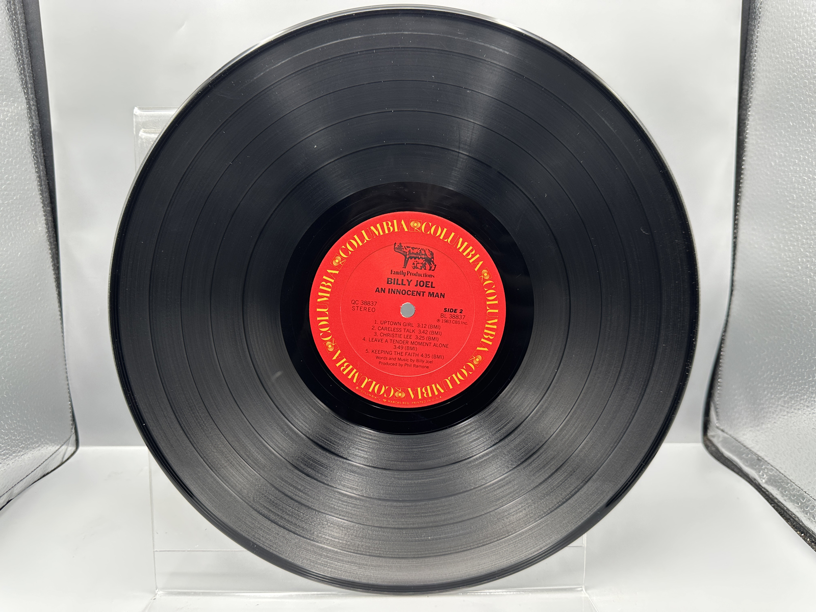 Billy Joel (2 LP Lot): An Innocent Man (1983); and Songs In The Attic (1981), gatefold