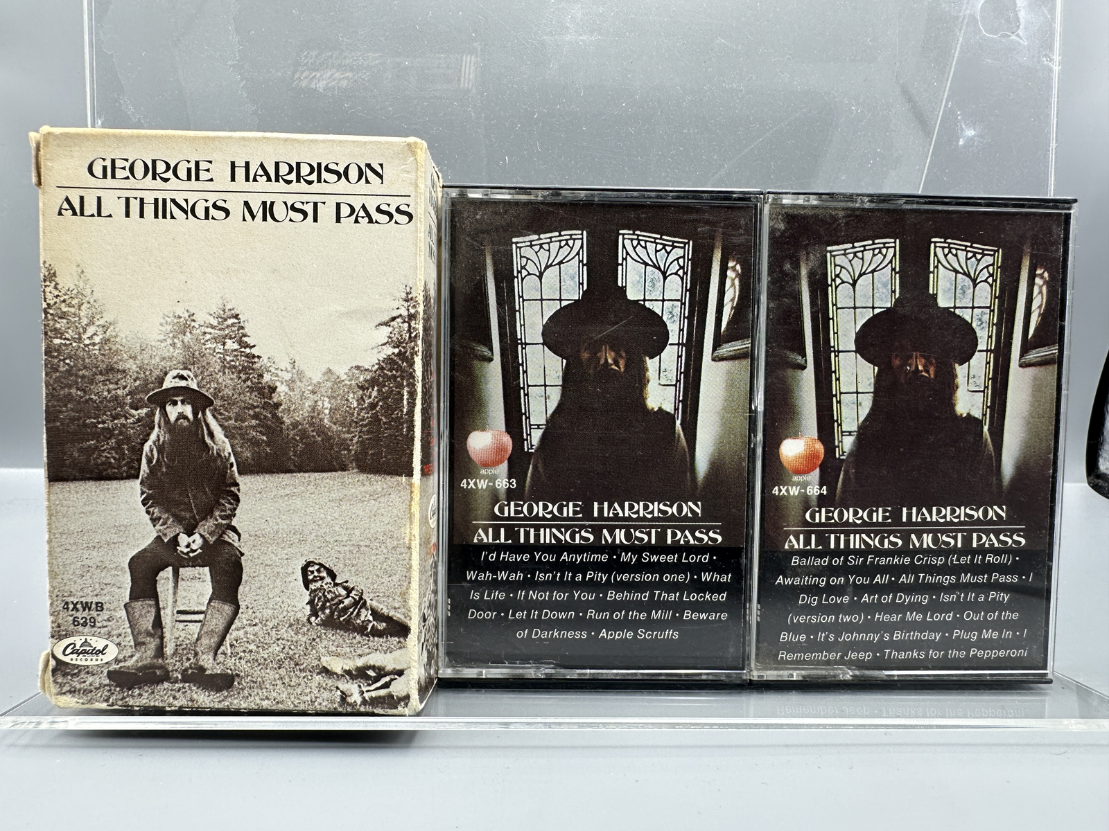 Unknown Release Date Apple Records George Harrison All Things Must Pass Double Cassette Tape Box Set - 4XWB 639