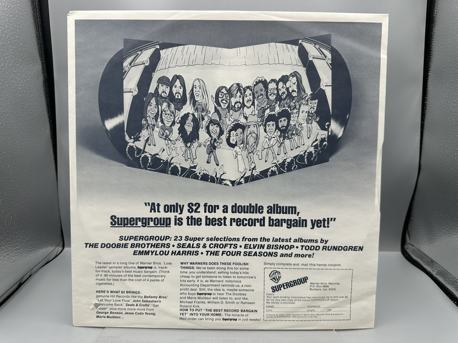 Van Morrison (2 LP Lot): A Period Of Transition (1977), promo hole in cover, in original shrinkwrap; and Beautiful Vision (1982)