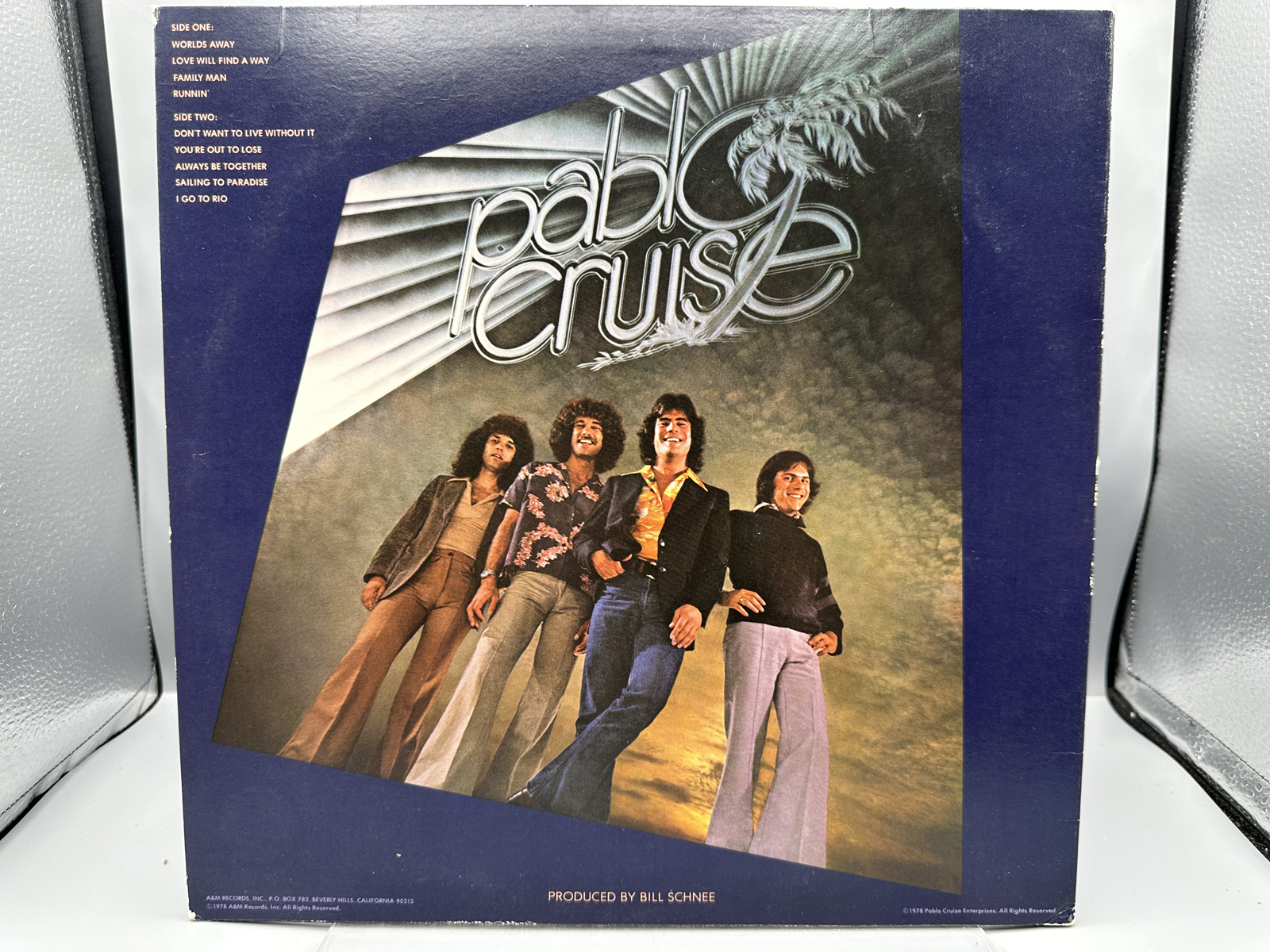 1978 A&M Records Pablo Cruise Worlds Away Vinyl Album - SP-4697