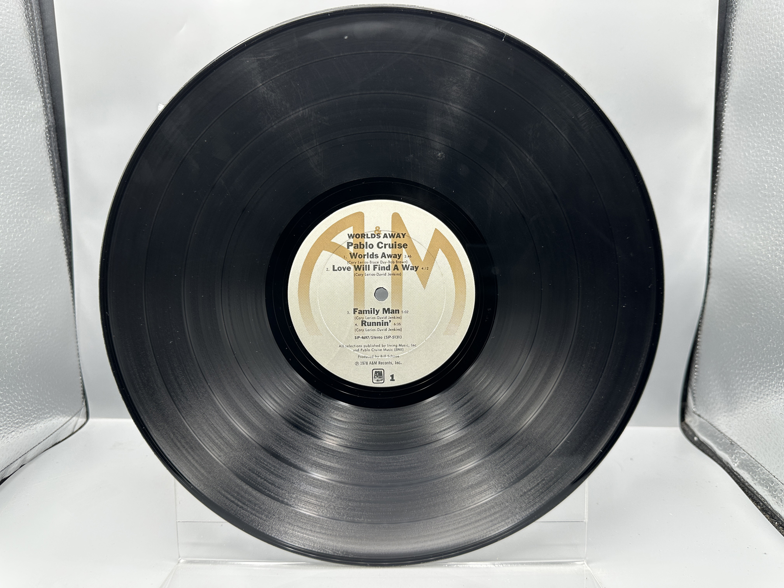 1978 A&M Records Pablo Cruise Worlds Away Vinyl Album - SP-4697