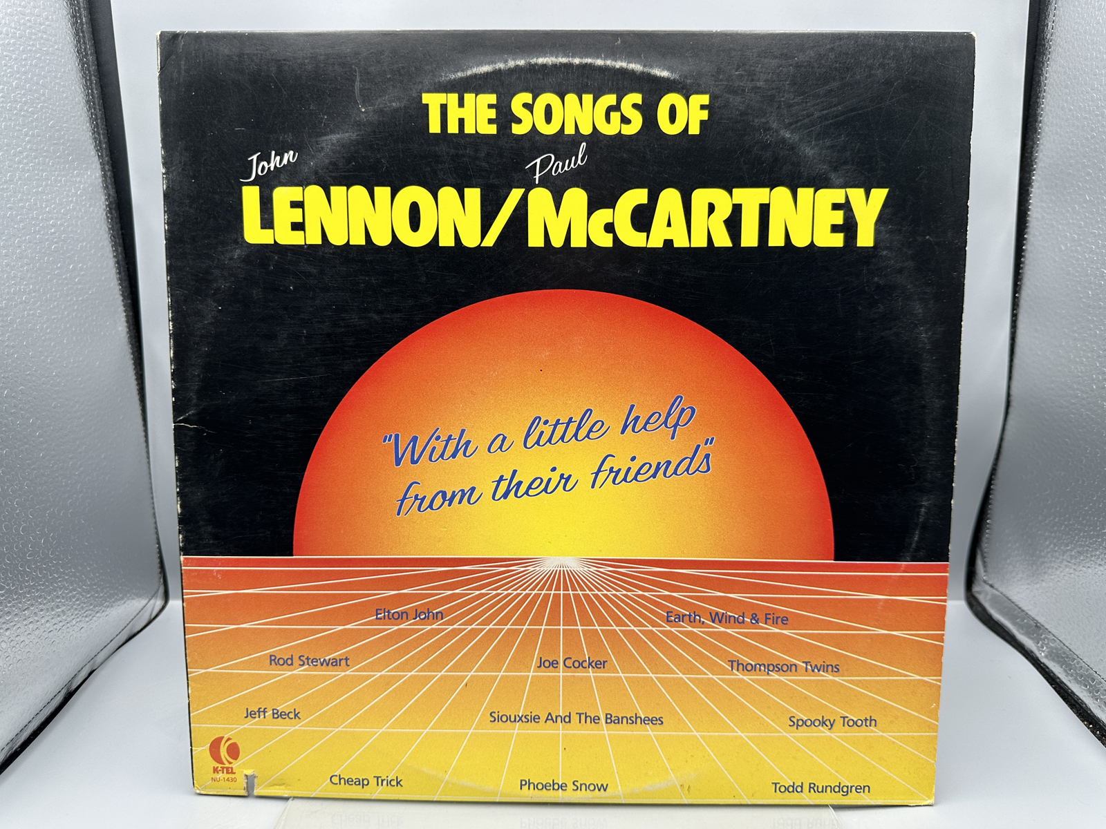 K-TEL presents Lennon/McCartney - With A Little Help From Their Friends (1986). A variety of artists including Elton John, Rod Stewart, Chea