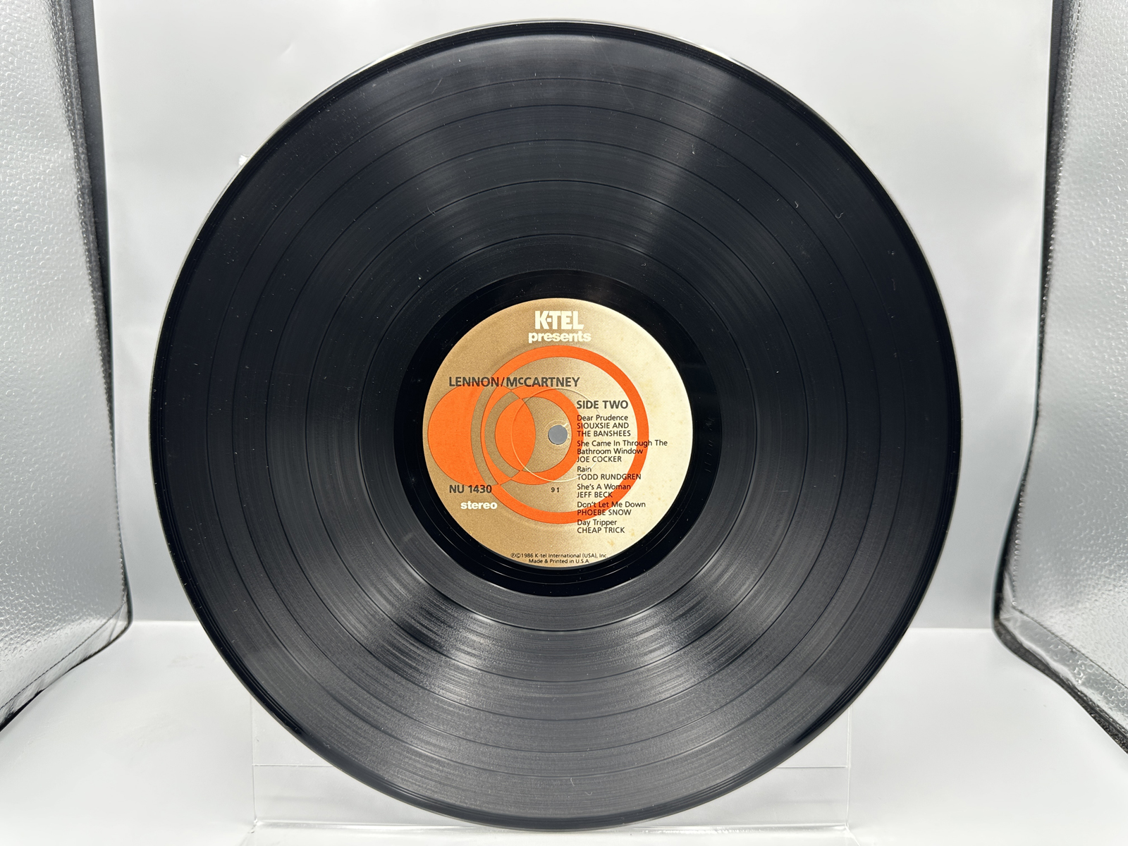 K-TEL presents Lennon/McCartney - With A Little Help From Their Friends (1986). A variety of artists including Elton John, Rod Stewart, Chea