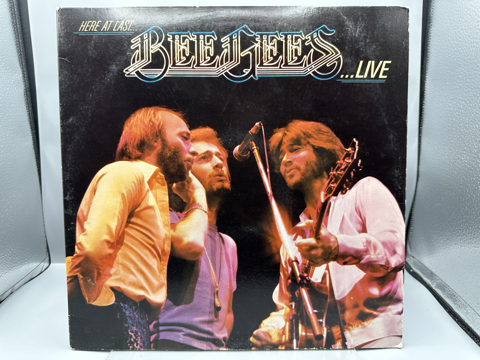 1977 RSO Records Bee Gees Here At Last Live 2-LP Vinyl Album - RS-2-3901