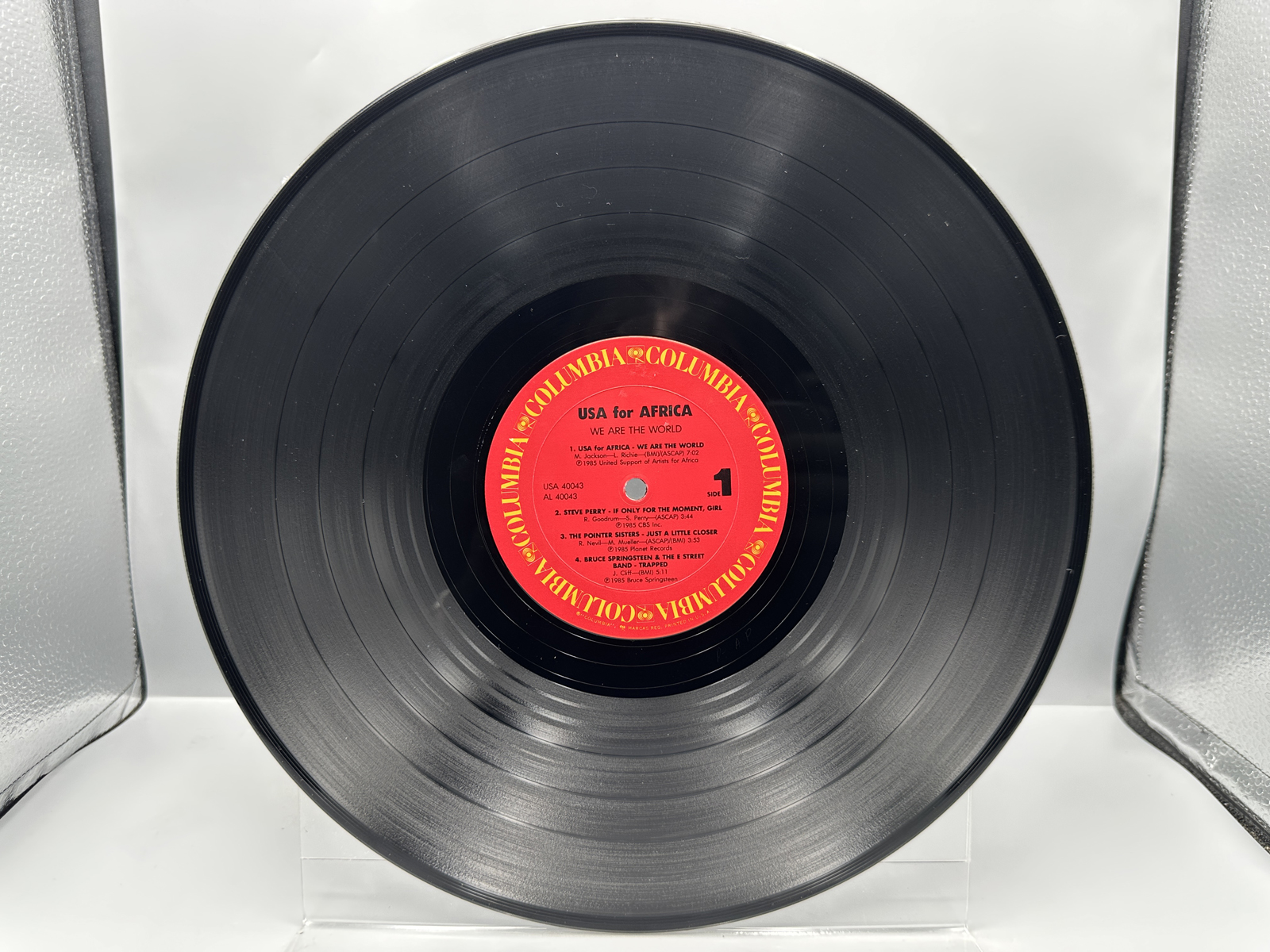 USA For Africa: We Are The World (1985), front cover varient, gatefold. Making of this historic recording is basis of 2024 Netflix documenta