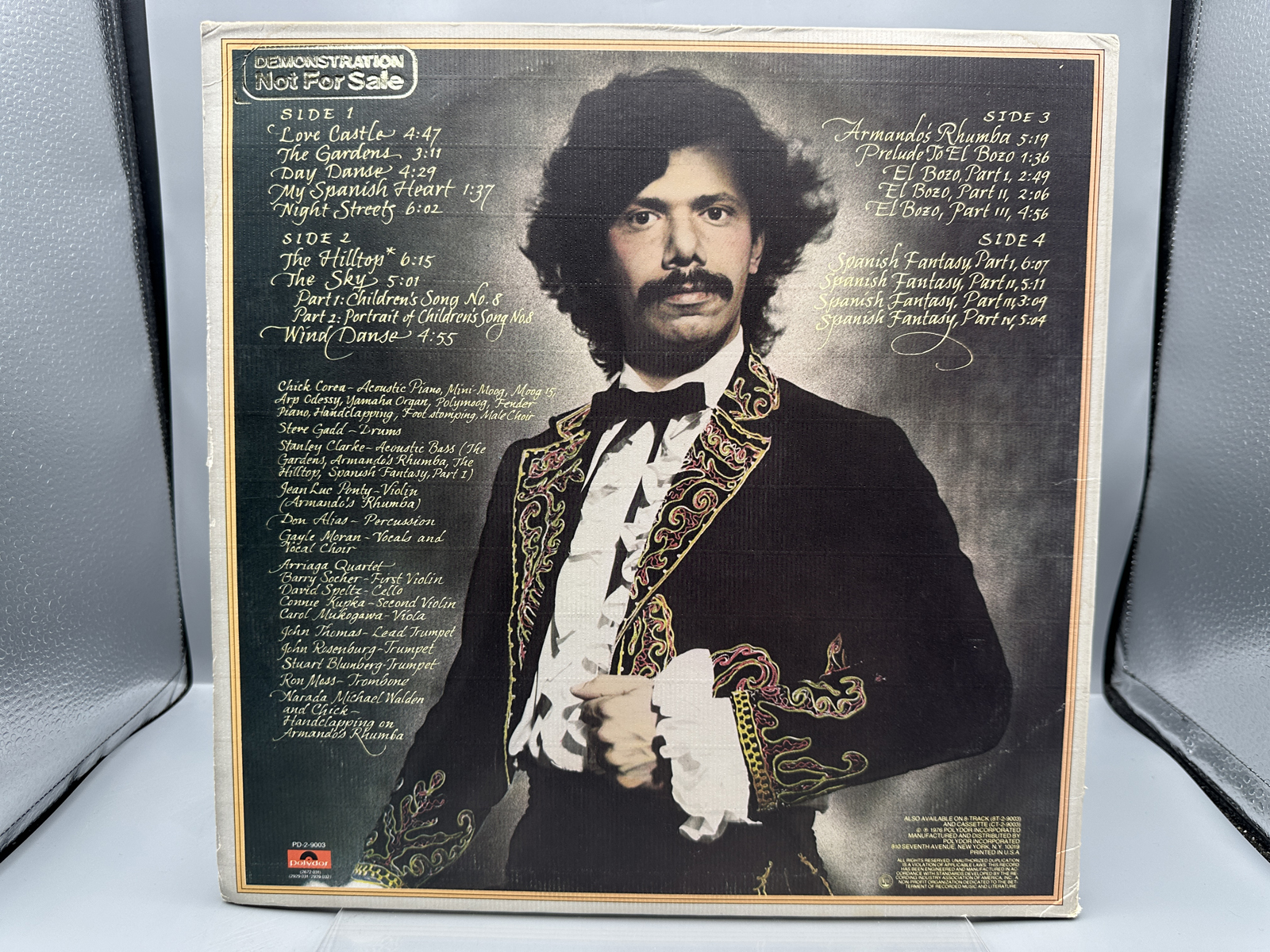 Chick Correa: My Spanish Heart (1976), gatefold, 2 LPs, promo stamp on back cover, previous owner sticker on front cover