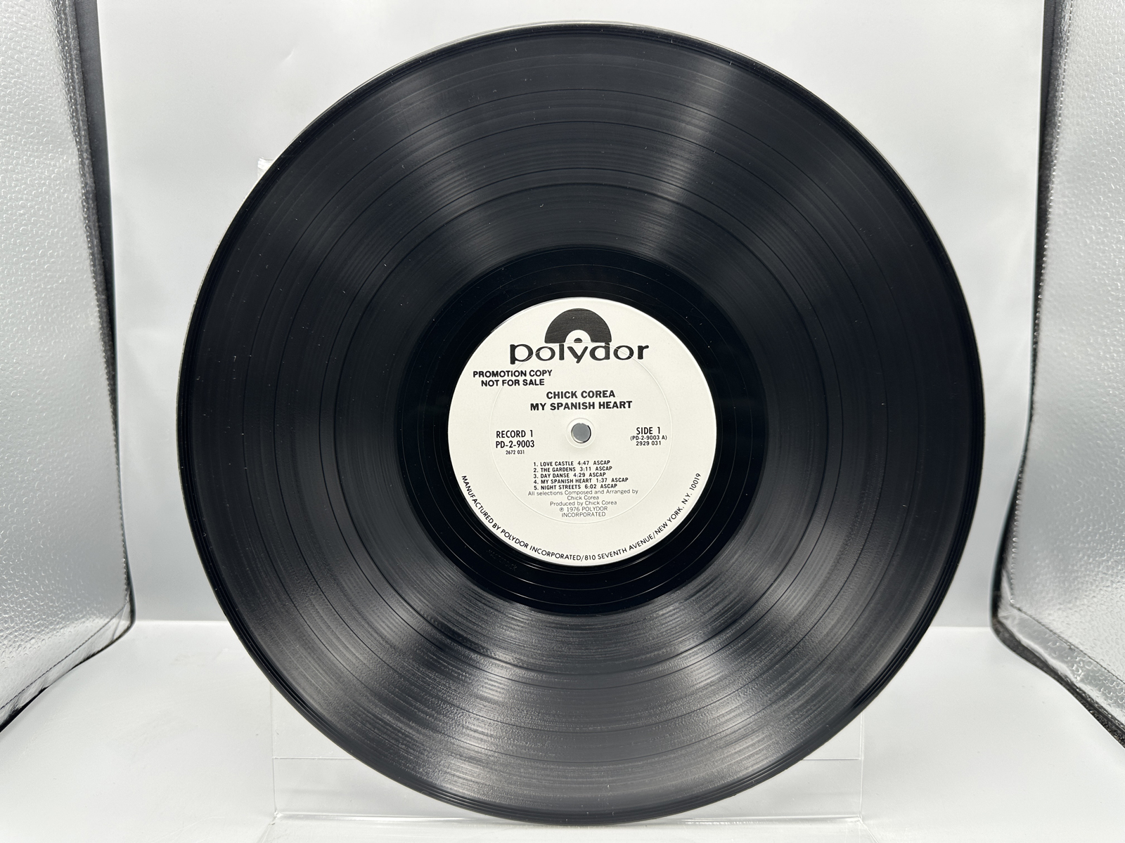 Chick Correa: My Spanish Heart (1976), gatefold, 2 LPs, promo stamp on back cover, previous owner sticker on front cover