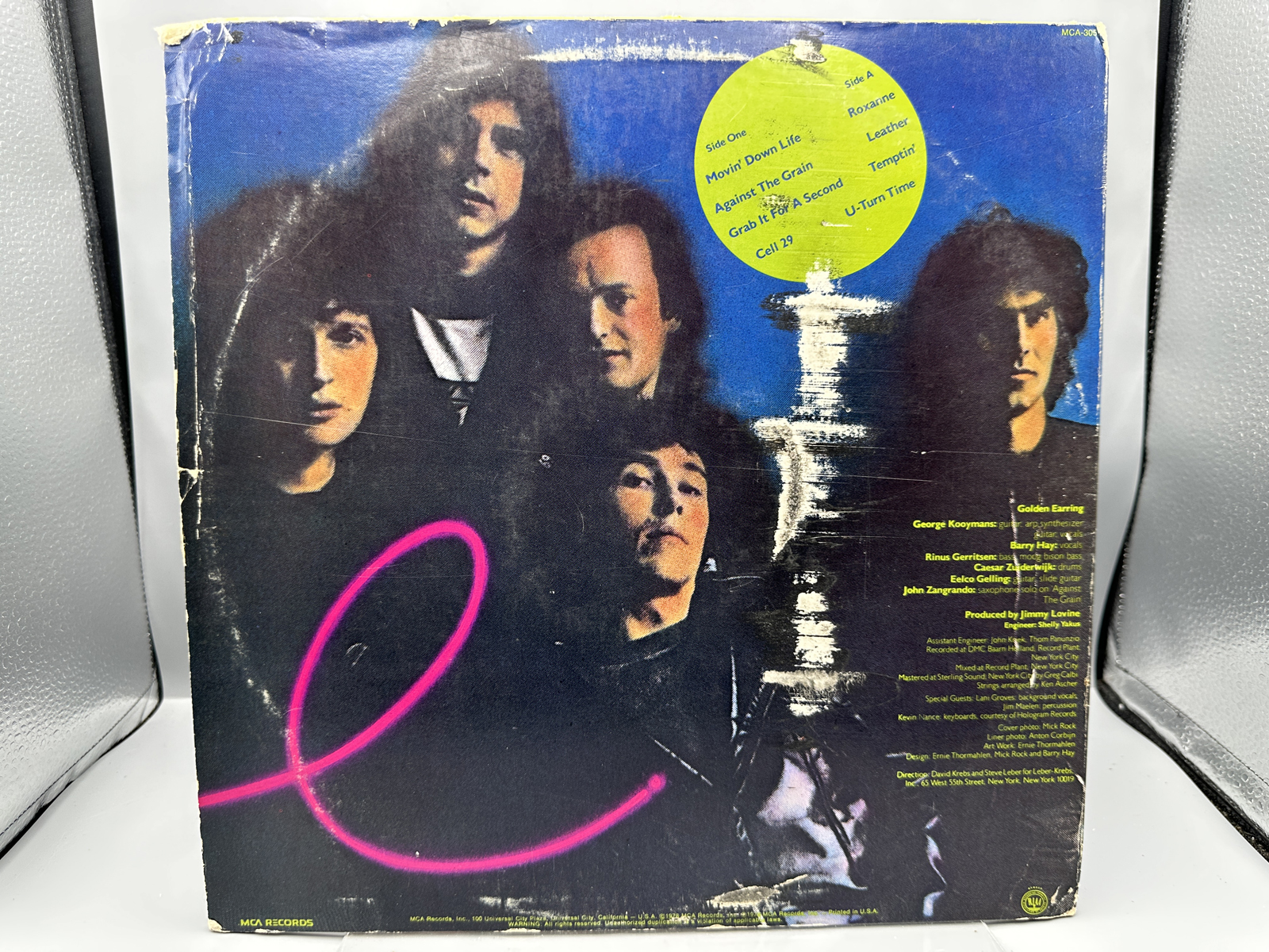 1978 MCA Records Golden Earring Grab It For A Second Vinyl Album - MCA-3057