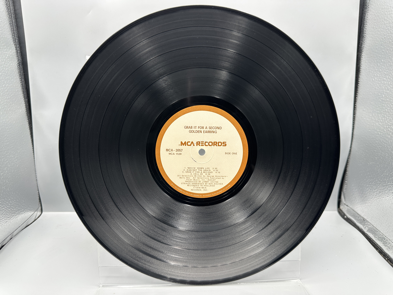 1978 MCA Records Golden Earring Grab It For A Second Vinyl Album - MCA-3057