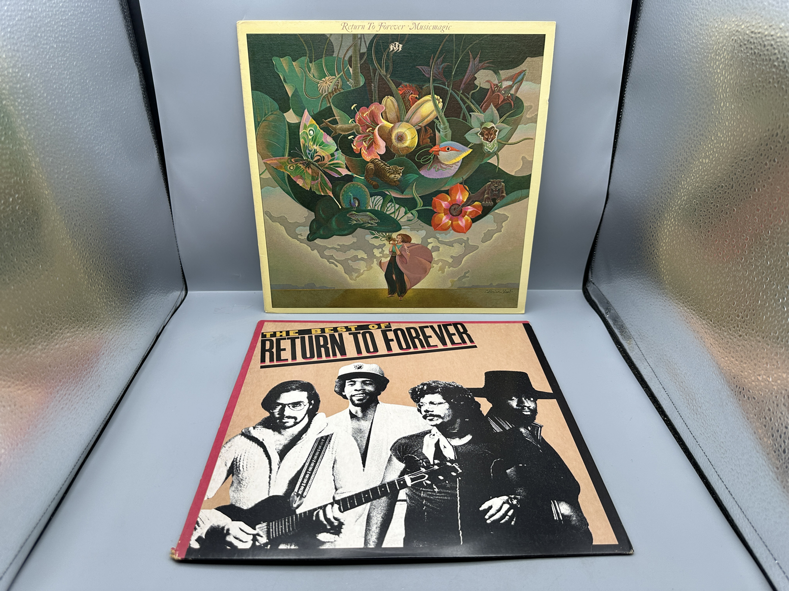 Return To Forever (2 LP Lot): Musicmagic (1977); and The Best Of Return To Forever (1980)