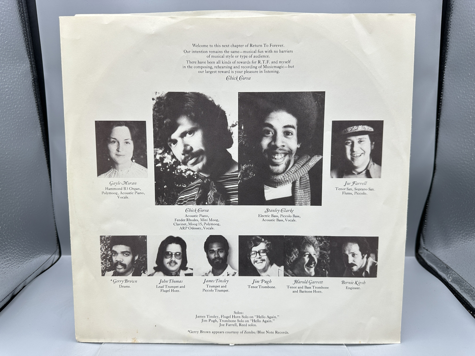 Return To Forever (2 LP Lot): Musicmagic (1977); and The Best Of Return To Forever (1980)