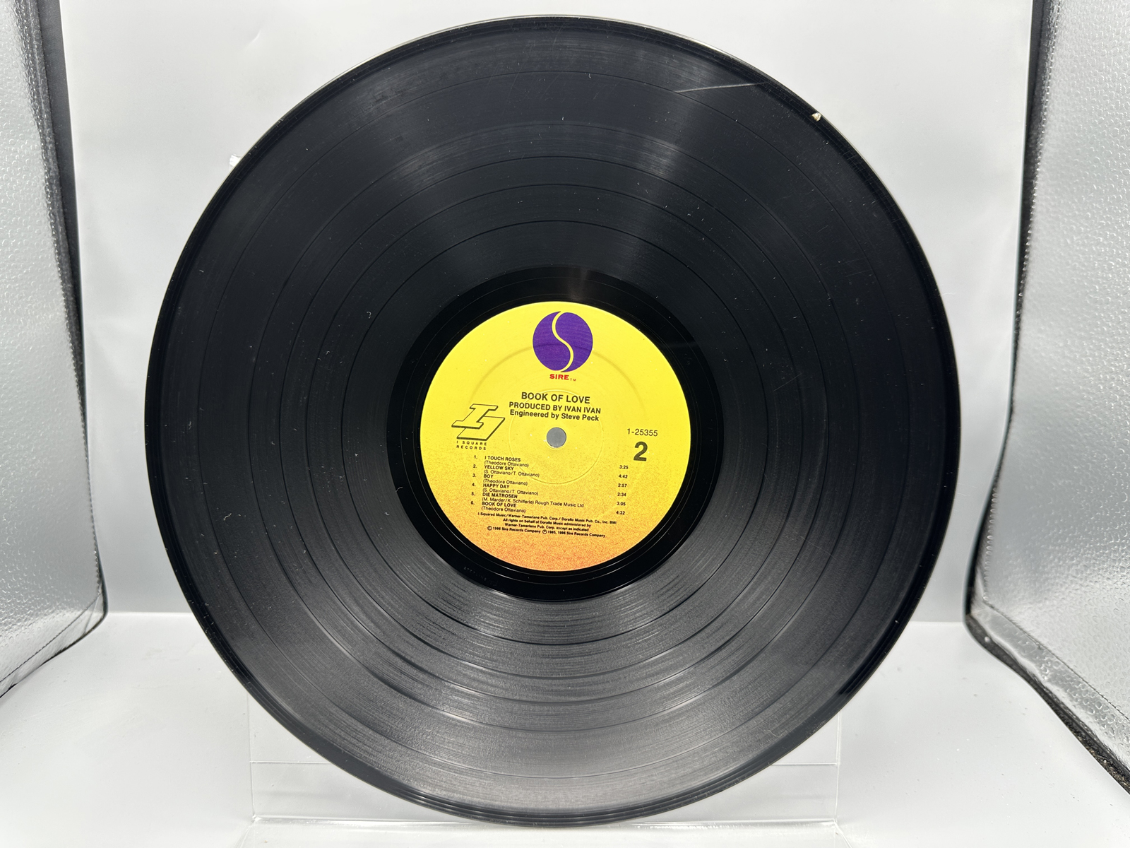 1986 Sire Records Book Of Love Self-Titled Vinyl Album - 1-25355