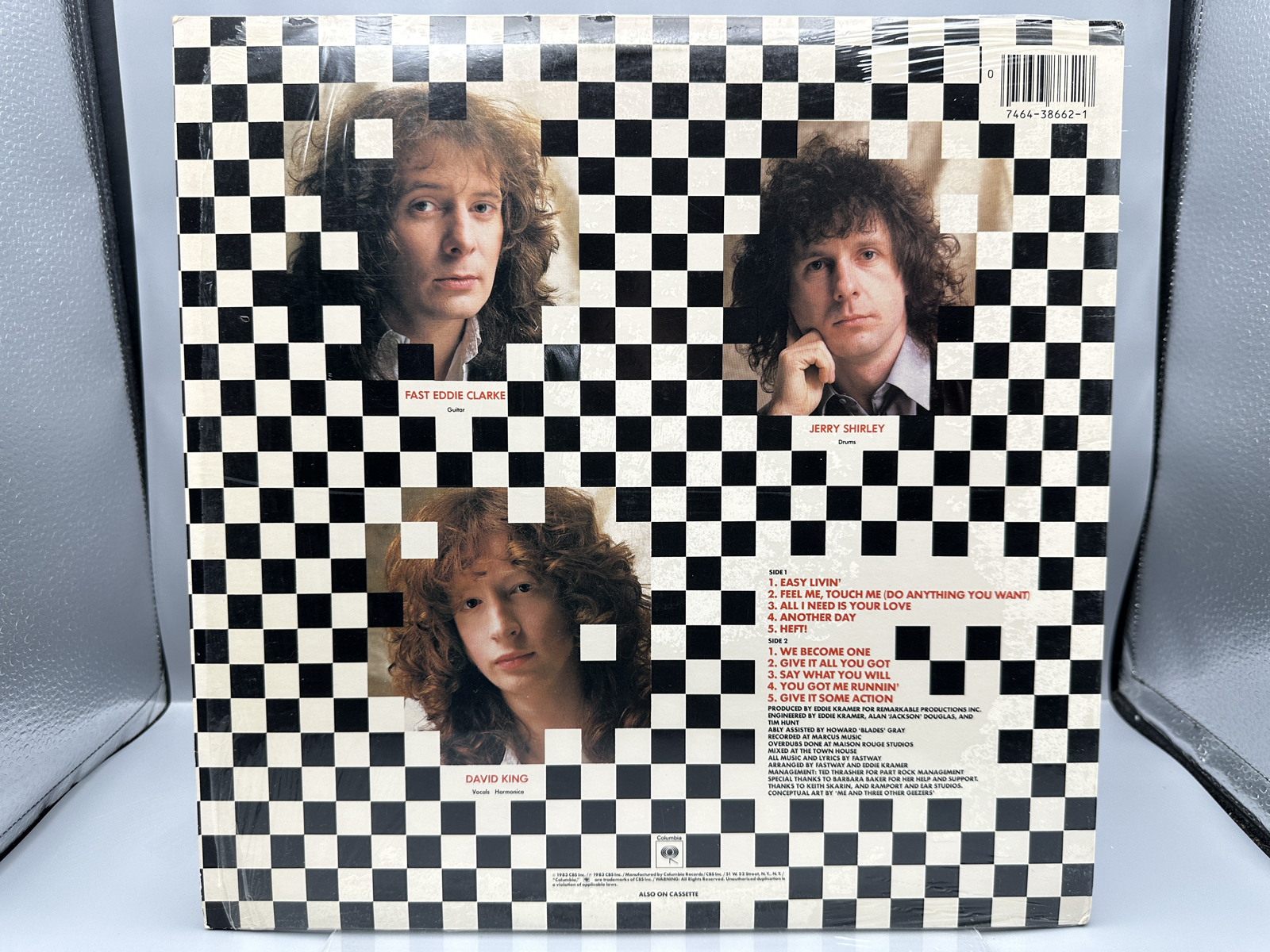 1983 Columbia Records Fastway Self-Titled Debut Vinyl Album - BFC 38662