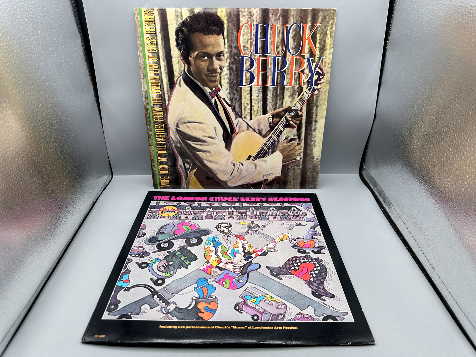 Chuck Berry (2 LP Lot): More Rock 'N' Roll Rarities From The Golden Era Of Chess Records (1986); and The London Chuck Berry Sessions (1989),