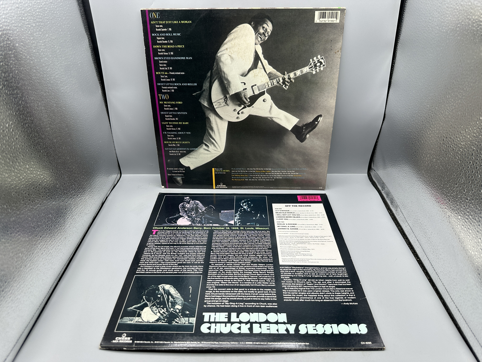 Chuck Berry (2 LP Lot): More Rock 'N' Roll Rarities From The Golden Era Of Chess Records (1986); and The London Chuck Berry Sessions (1989),