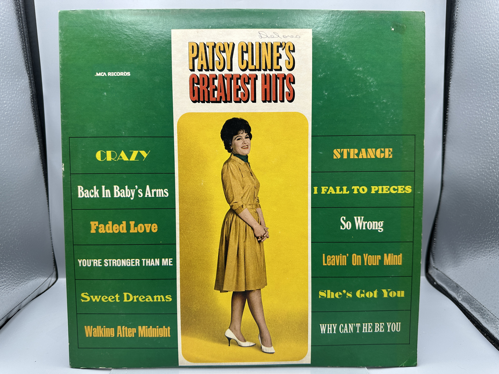 1980 MCA Records Patsy Cline Greatest Hits Reissue Vinyl Album - MCA-12
