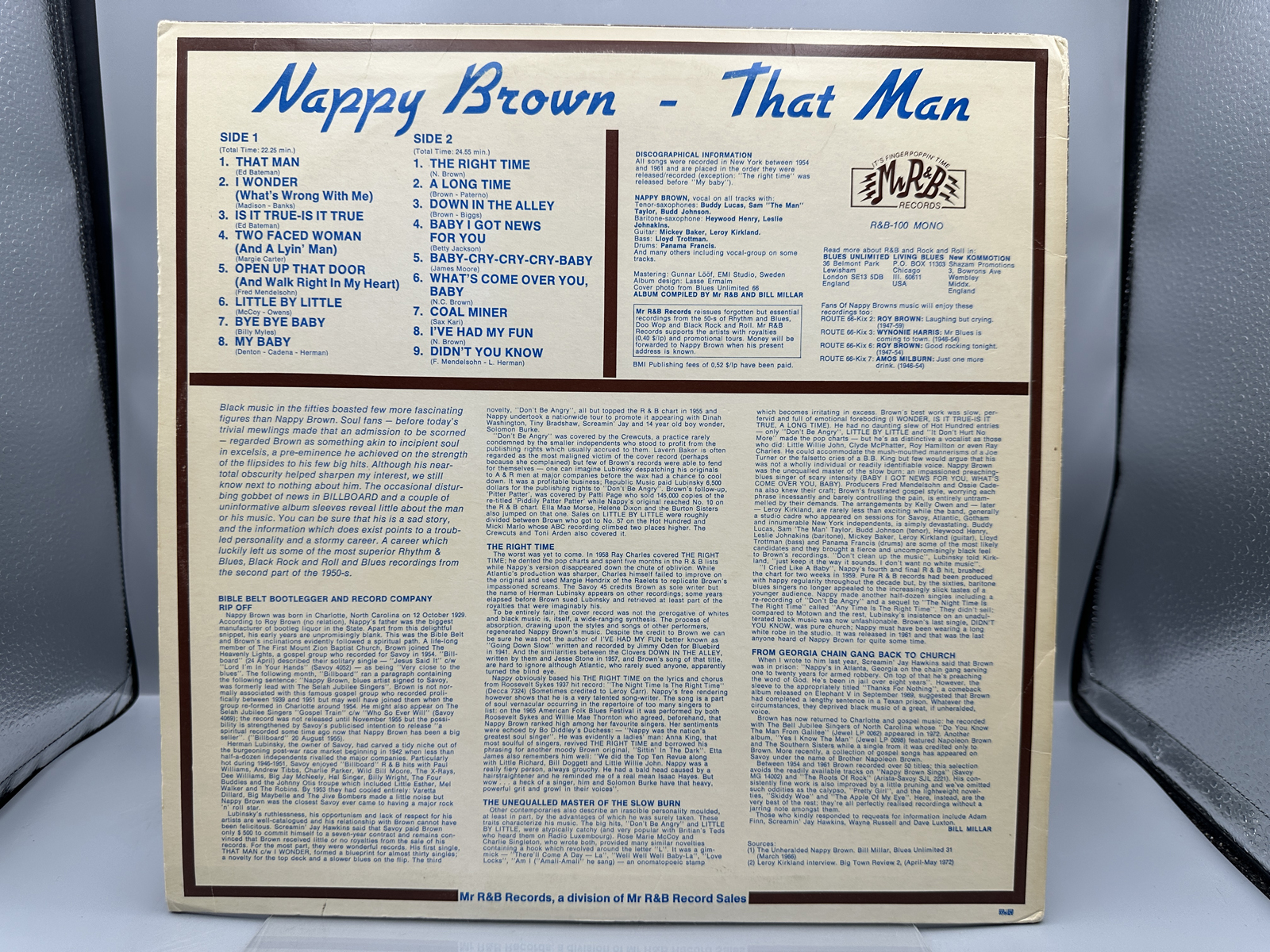 Nappy Brown: That Man (1979), Sweden pressing