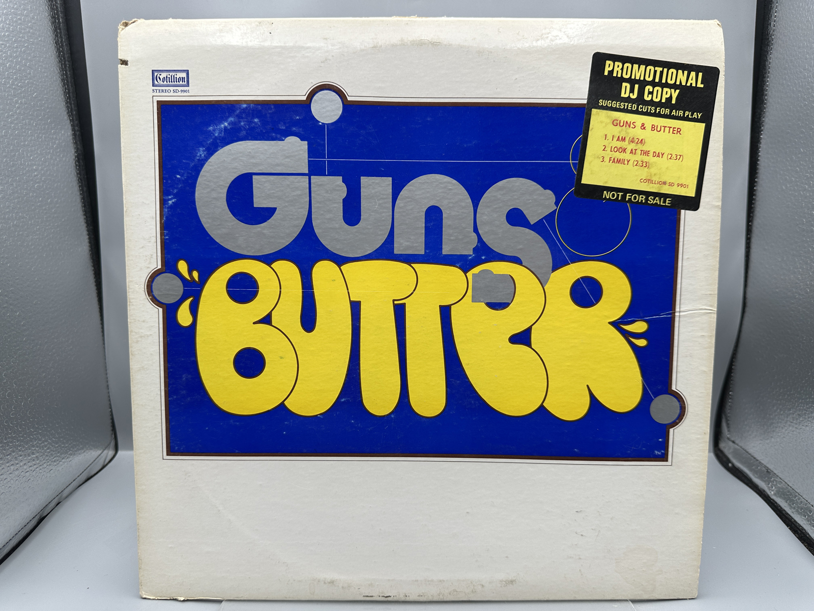 1972 Cotillion Records Guns & Butter Self Titled Promotional DJ Copy Vinyl Album - SD 9901