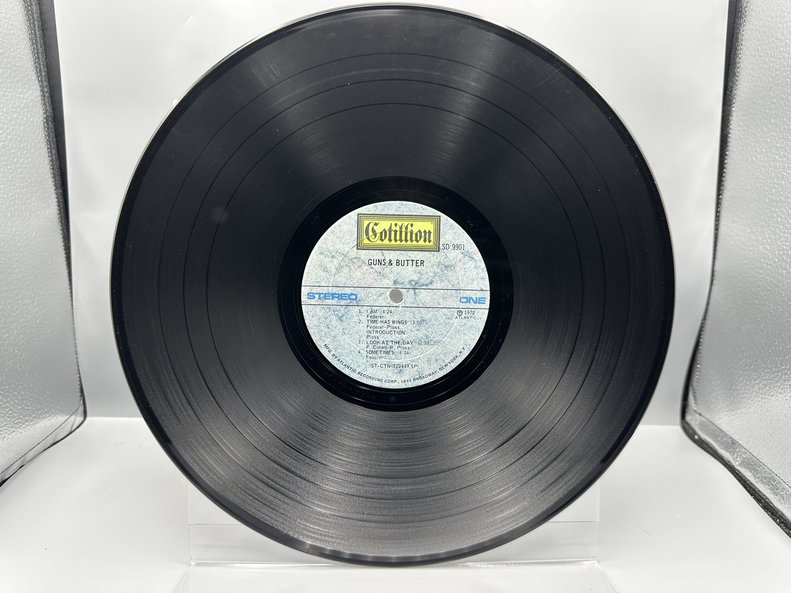 1972 Cotillion Records Guns & Butter Self Titled Promotional DJ Copy Vinyl Album - SD 9901