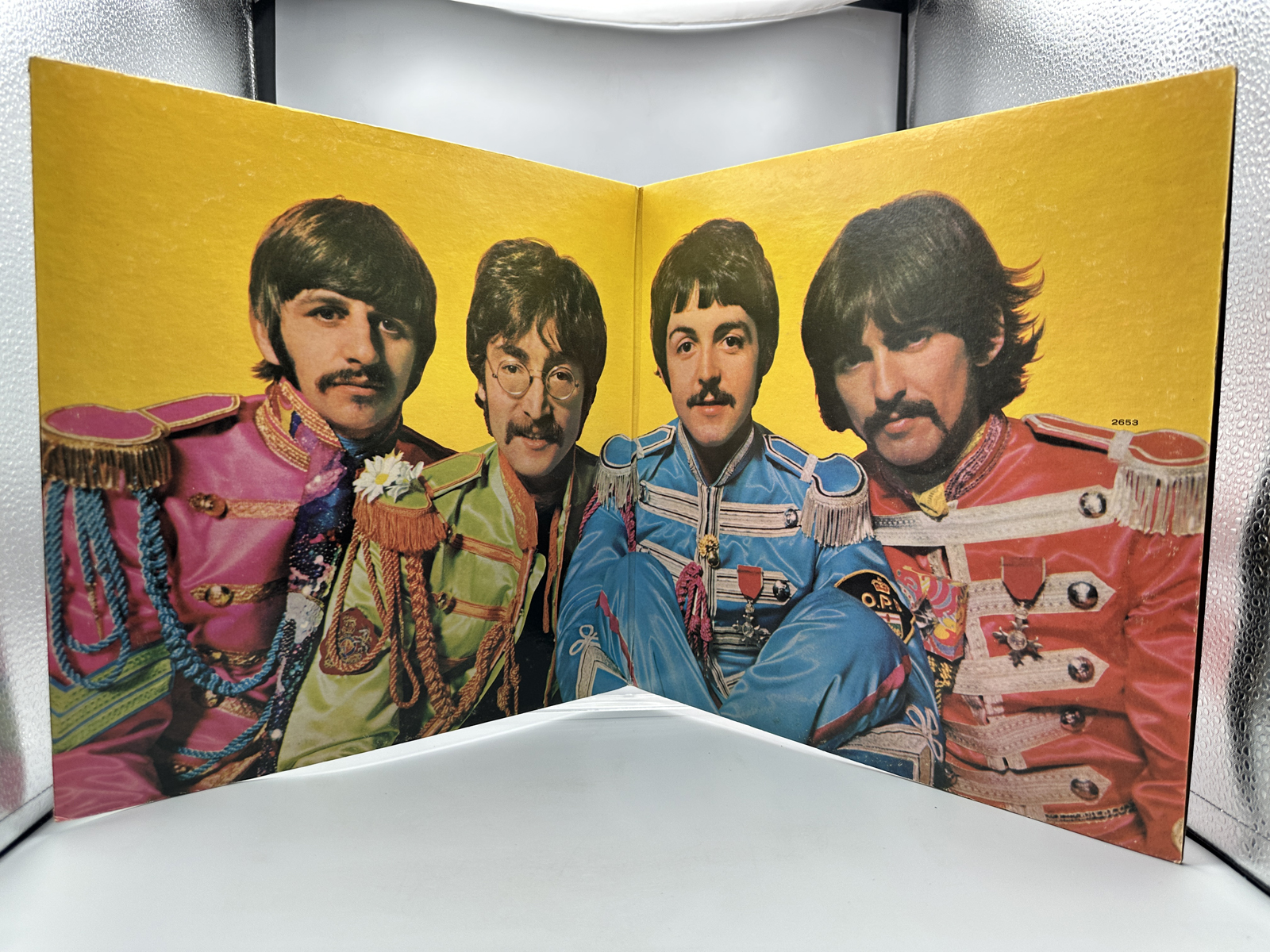 1970s Capitol Records The Beatles Sgt. Peppers Lonely Hearts Club Band Reissue Vinyl Album - SMAS-2653