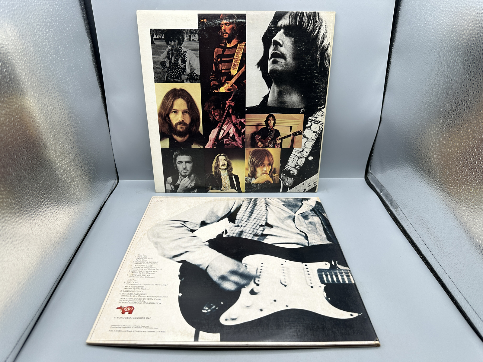 Eric Clapton (2 LP Lot): History Of Eric Clapton (1972), gatefold, 2 LPs; and Slowhand (1977), gatefold