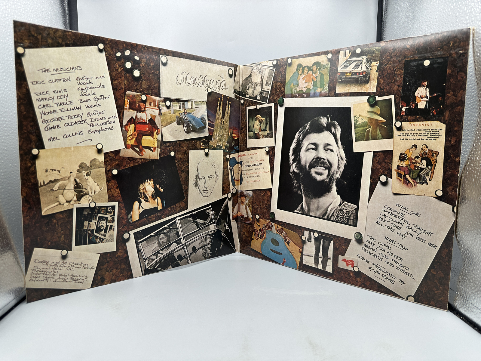 Eric Clapton (2 LP Lot): History Of Eric Clapton (1972), gatefold, 2 LPs; and Slowhand (1977), gatefold