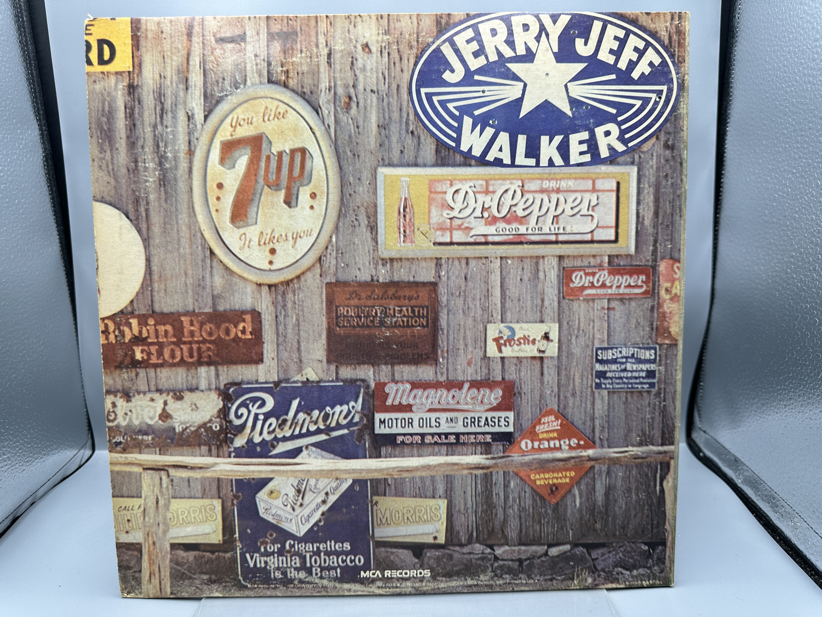 1973 MCA Records Jerry Jeff Walker Viva Terlingua Vinyl Album W/ Insert - MCA 382