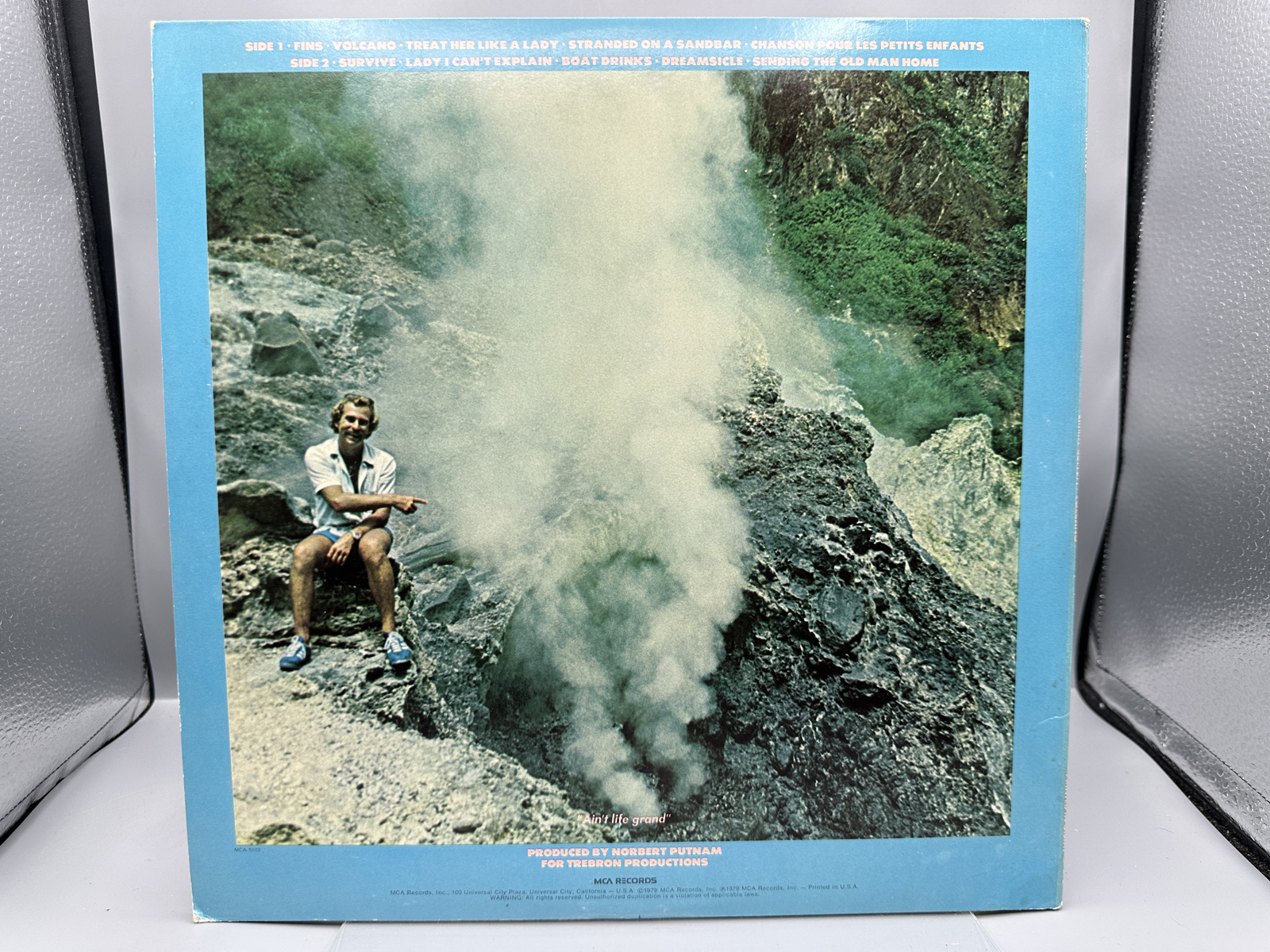 1979 MCA Records Jimmy Buffett Volcano Vinyl Album - MCA-5102