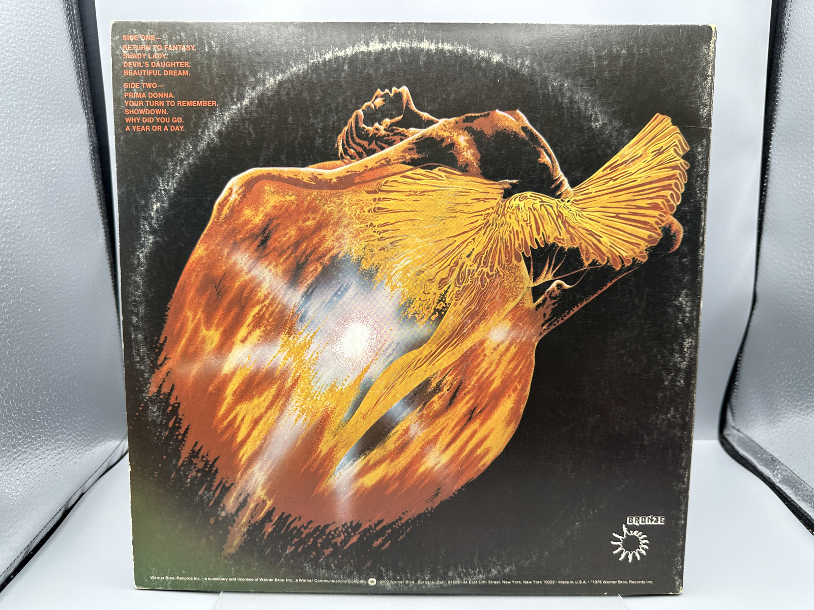 Uriah Heep: Return To Fantasy (1975), gatefold, cover shows ring wear