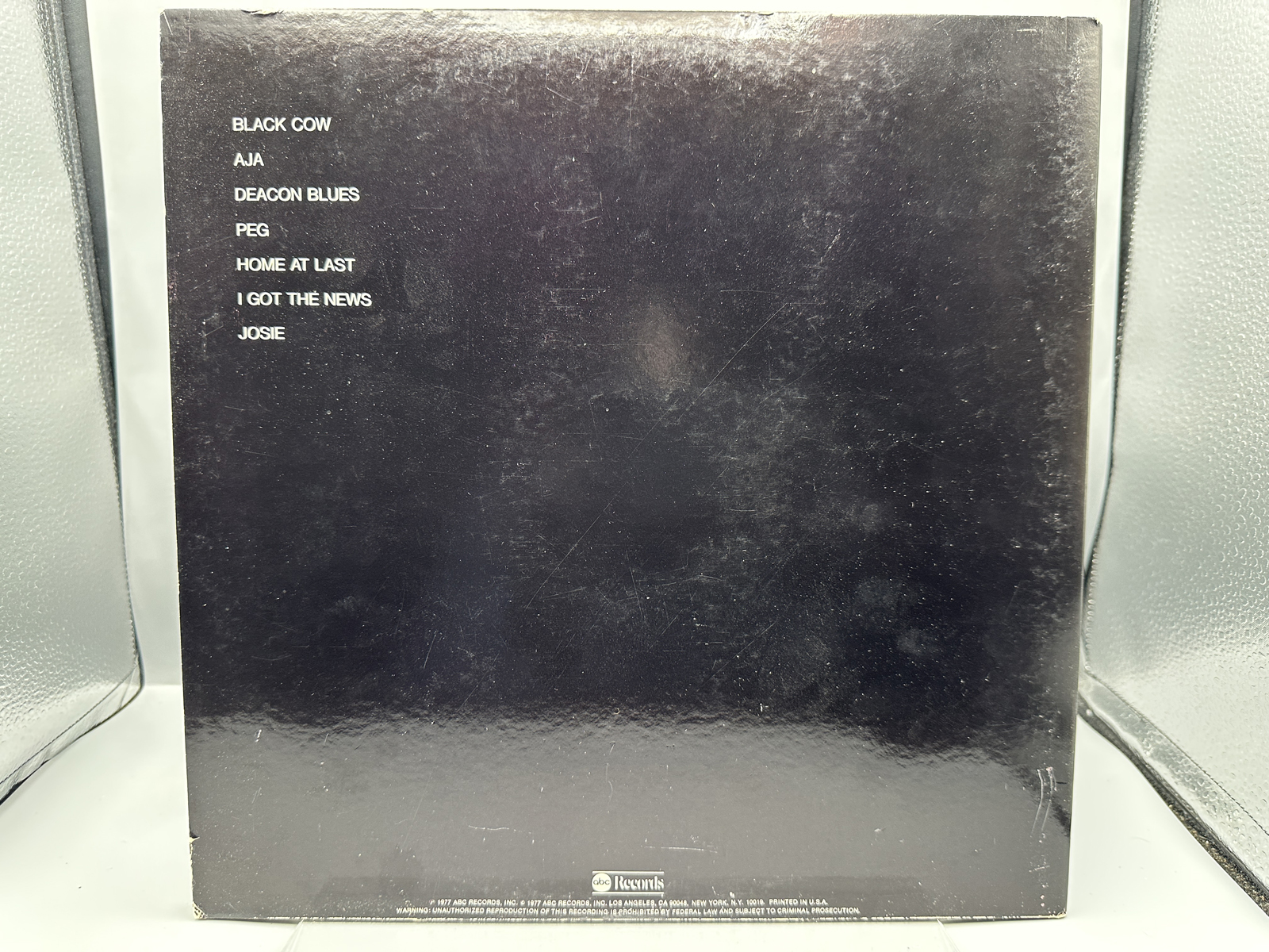 1977 ABC Records Steely Dan Aja Vinyl Album - AB-1006