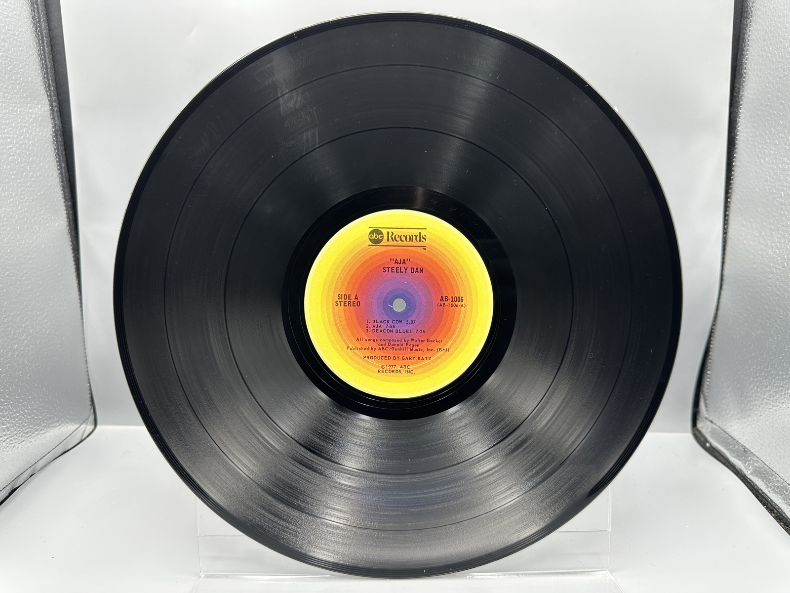 1977 ABC Records Steely Dan Aja Vinyl Album - AB-1006