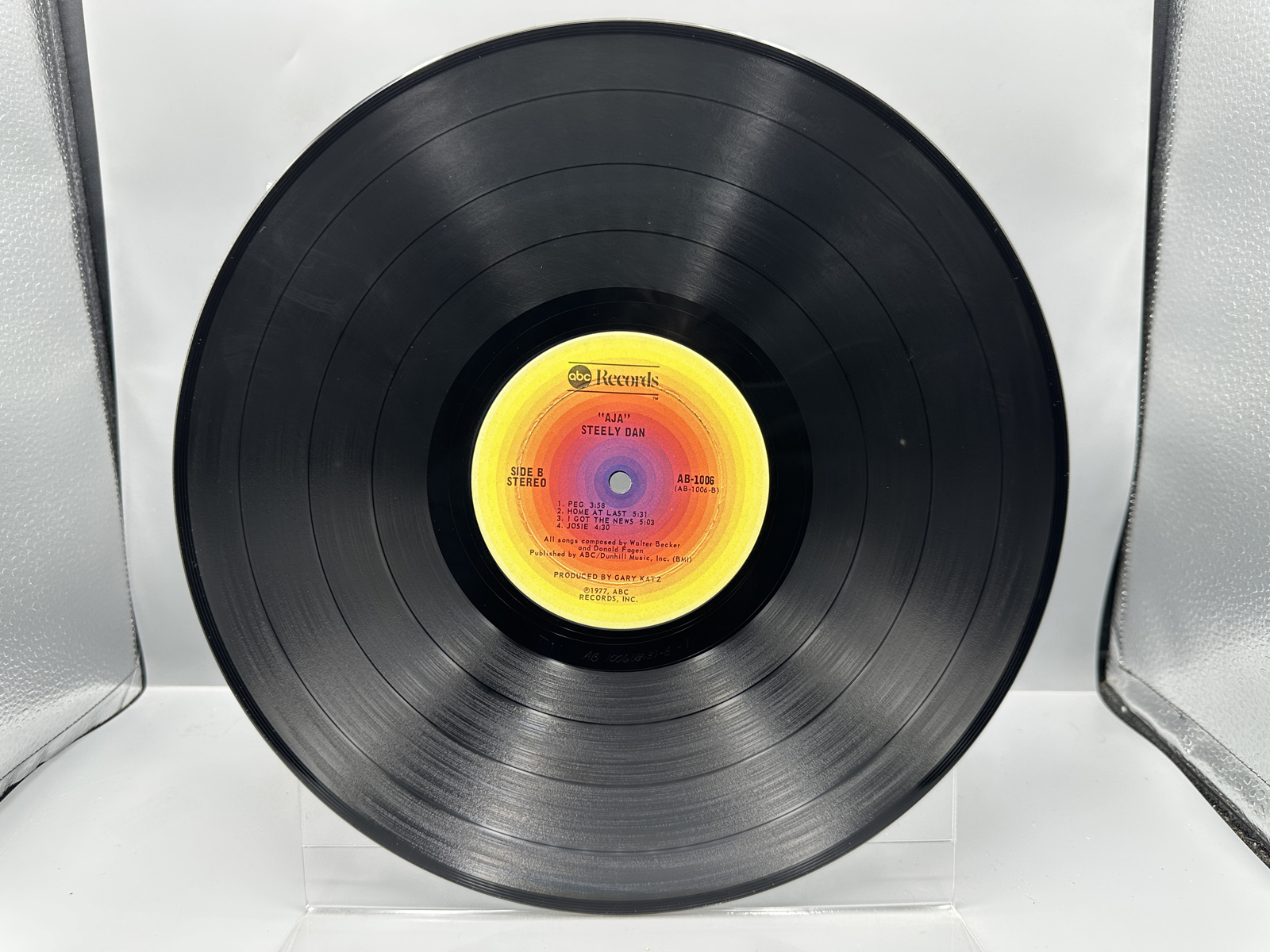 1977 ABC Records Steely Dan Aja Vinyl Album - AB-1006