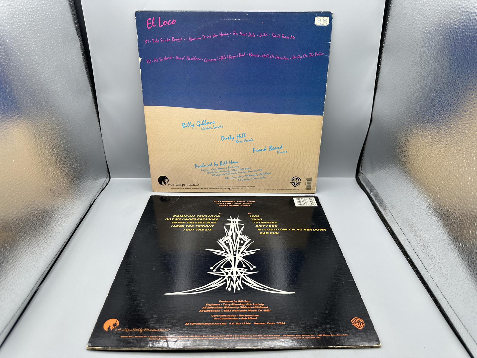 ZZ Top (2 LP Lot): El Loco (1981); and Eliminator (1983)