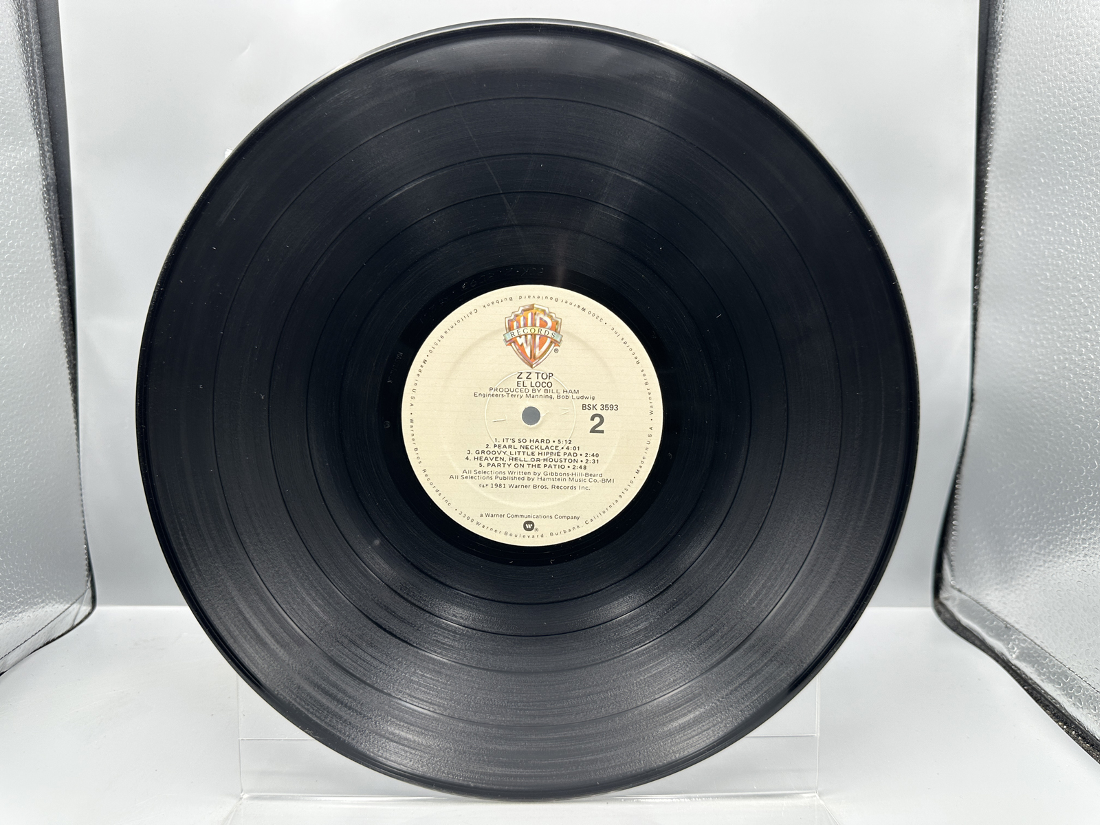ZZ Top (2 LP Lot): El Loco (1981); and Eliminator (1983)