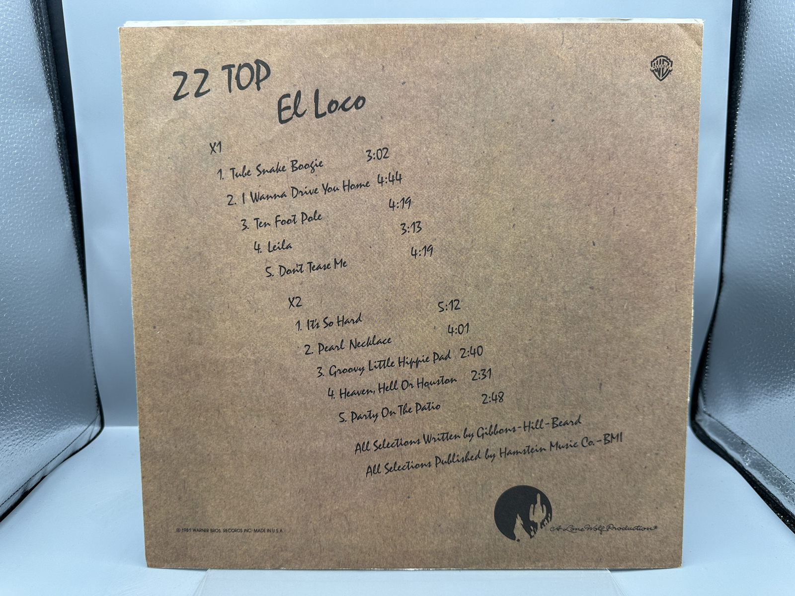 ZZ Top (2 LP Lot): El Loco (1981); and Eliminator (1983)