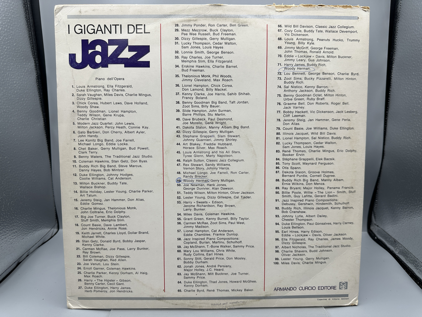 1981 Miles Davis And Coleman Hawkins I Giganti Del Jazz Vol. 54 Vinyl Album - GJ-54